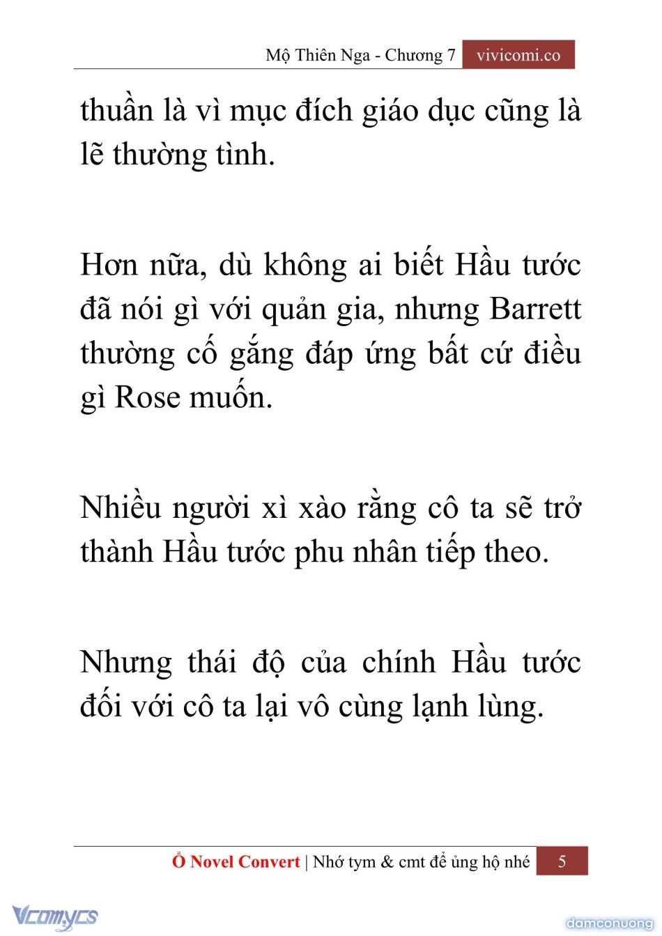 đọc truyện [novel] Mộ Thiên Nga Chương 7 ảnh 8 tại Thiên Thai Truyện