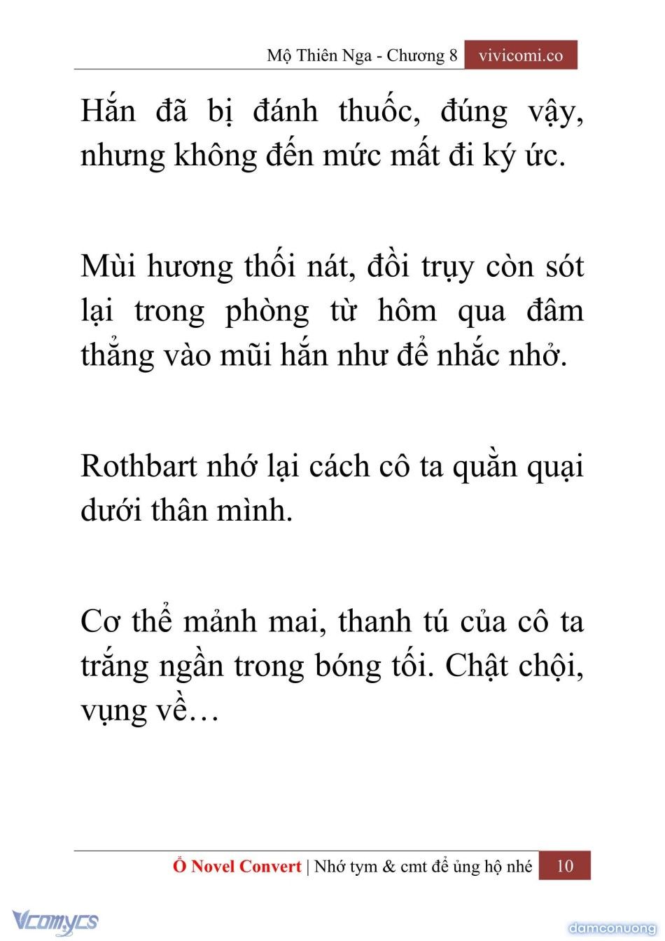 đọc truyện [novel] Mộ Thiên Nga Chương 8 ảnh 13 tại Thiên Thai Truyện