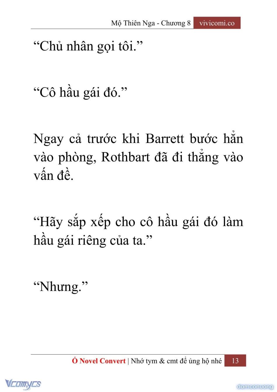 đọc truyện [novel] Mộ Thiên Nga Chương 8 ảnh 16 tại Thiên Thai Truyện