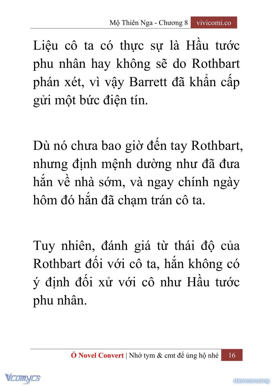 đọc truyện [novel] Mộ Thiên Nga Chương 8 ảnh 19 tại Thiên Thai Truyện