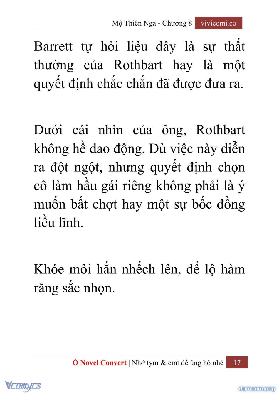 đọc truyện [novel] Mộ Thiên Nga Chương 8 ảnh 20 tại Thiên Thai Truyện