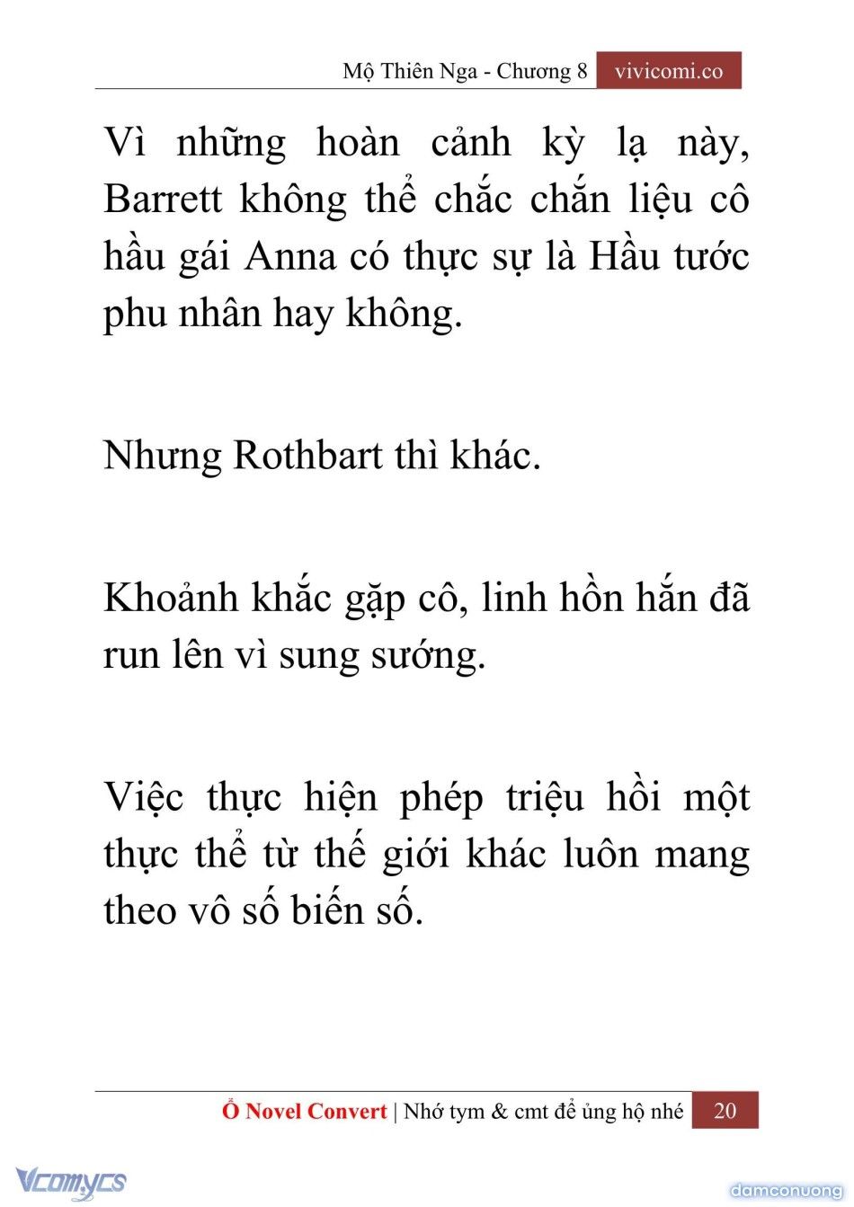 đọc truyện [novel] Mộ Thiên Nga Chương 8 ảnh 23 tại Thiên Thai Truyện