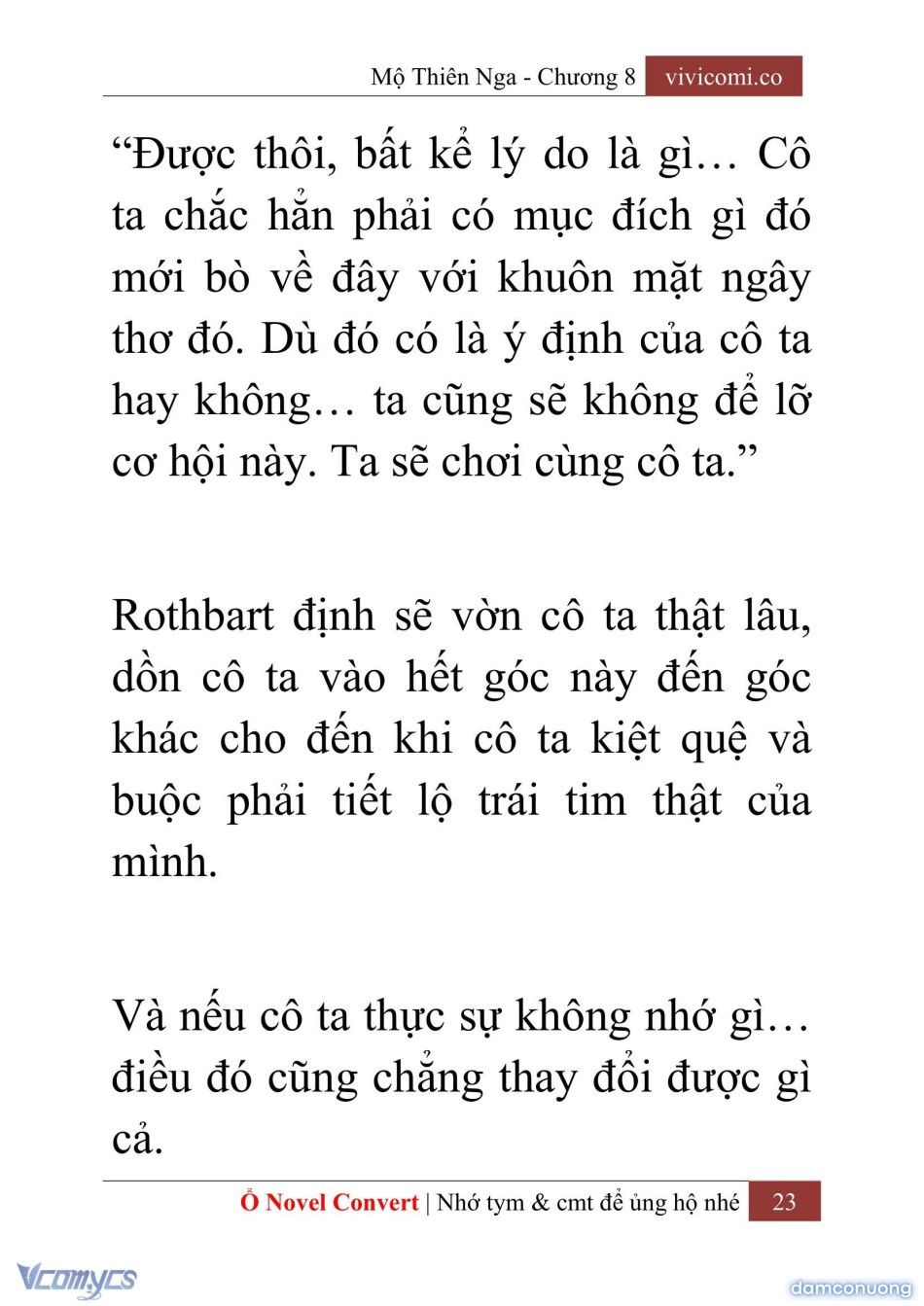 đọc truyện [novel] Mộ Thiên Nga Chương 8 ảnh 26 tại Thiên Thai Truyện