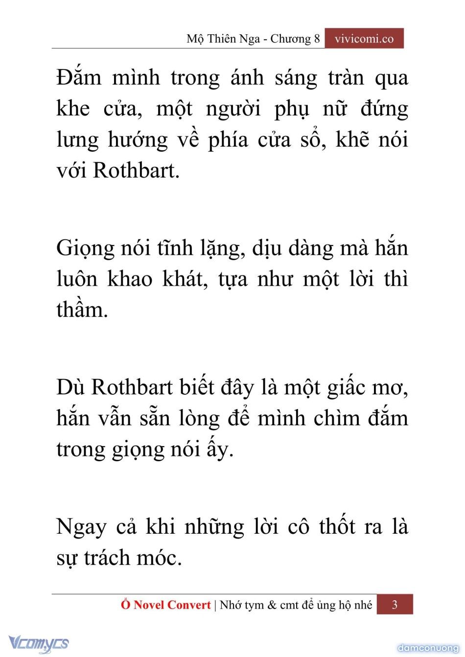 đọc truyện [novel] Mộ Thiên Nga Chương 8 ảnh 6 tại Thiên Thai Truyện
