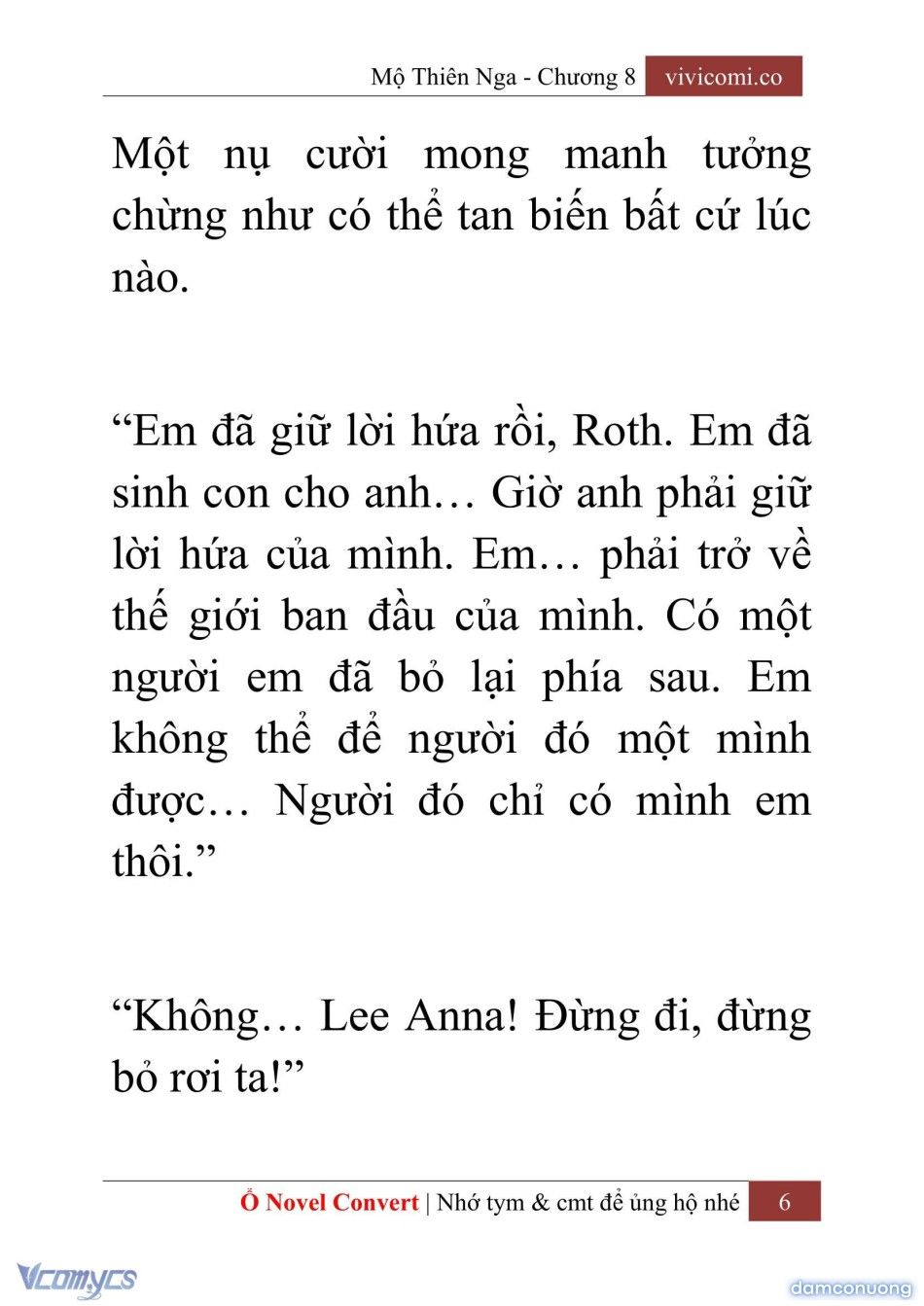 đọc truyện [novel] Mộ Thiên Nga Chương 8 ảnh 9 tại Thiên Thai Truyện