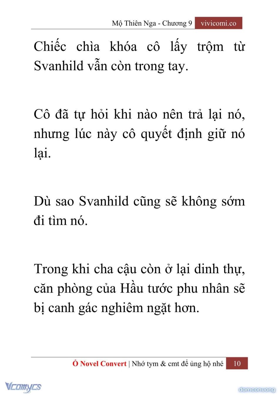 đọc truyện [novel] Mộ Thiên Nga Chương 9 ảnh 13 tại Thiên Thai Truyện