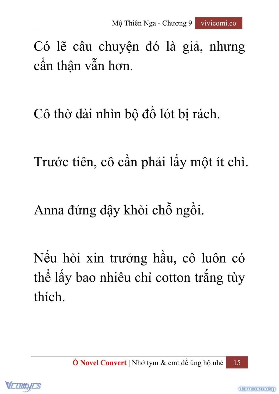 đọc truyện [novel] Mộ Thiên Nga Chương 9 ảnh 18 tại Thiên Thai Truyện