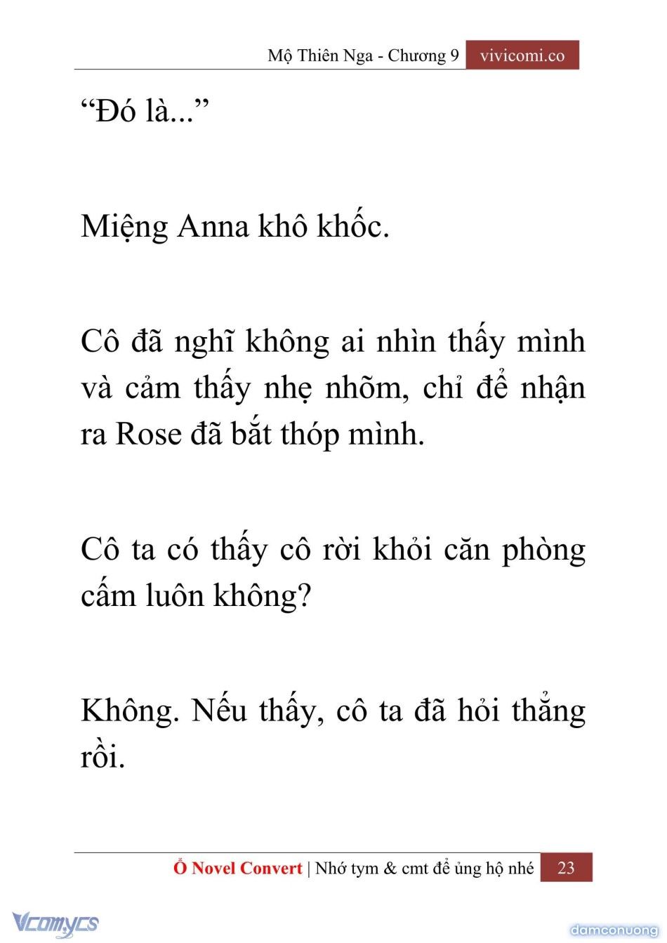 đọc truyện [novel] Mộ Thiên Nga Chương 9 ảnh 26 tại Thiên Thai Truyện