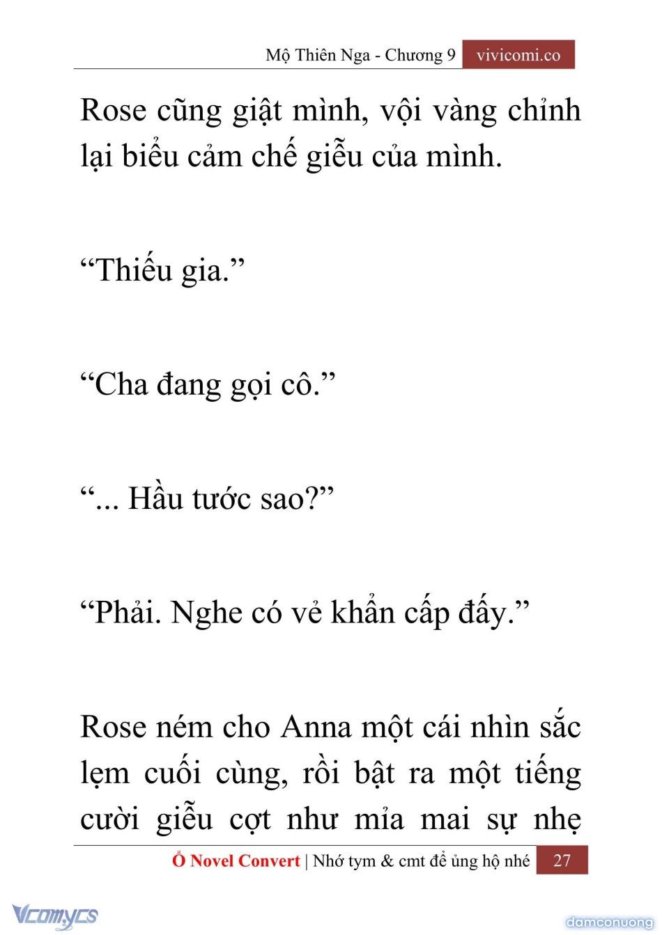 đọc truyện [novel] Mộ Thiên Nga Chương 9 ảnh 30 tại Thiên Thai Truyện