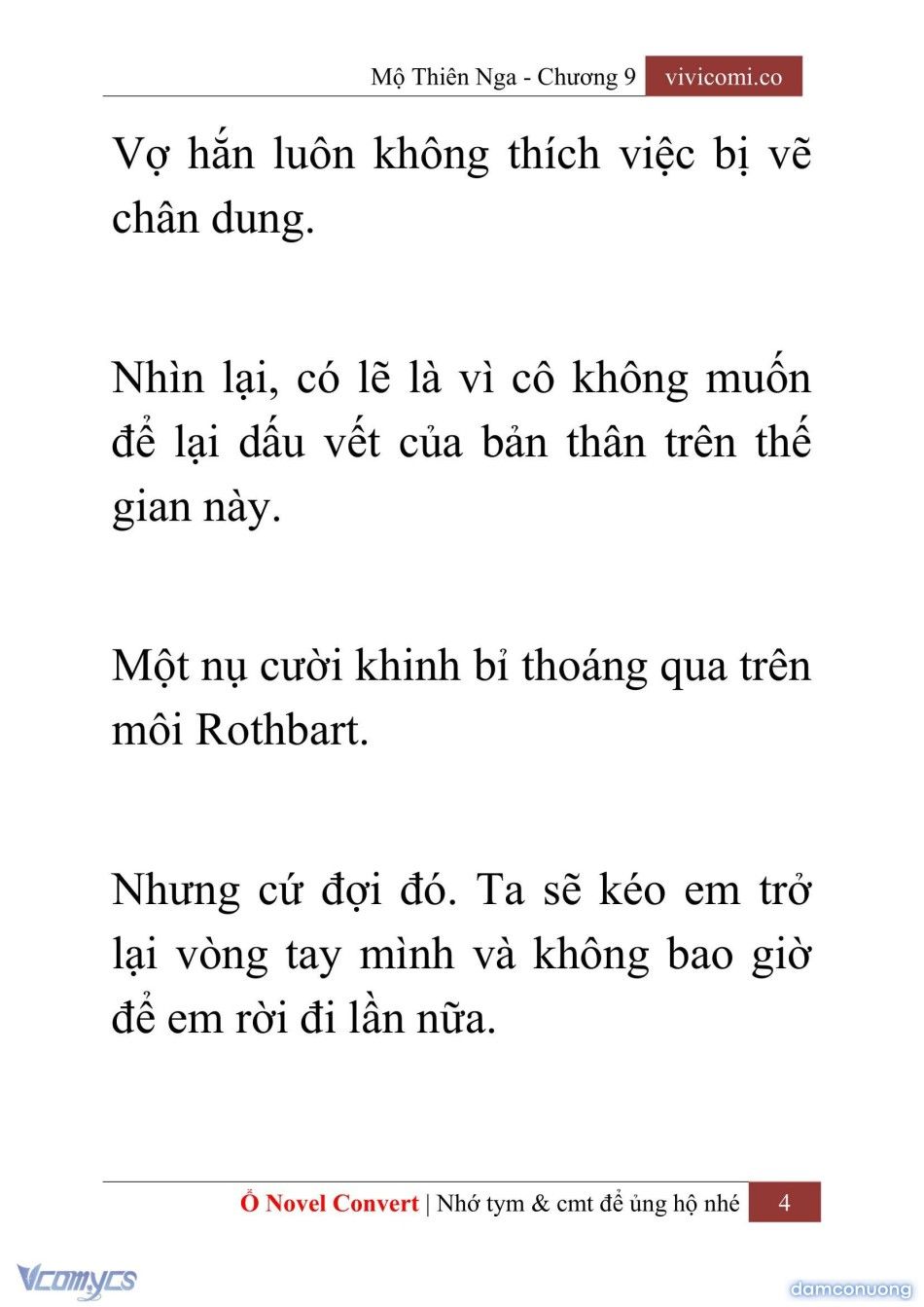 đọc truyện [novel] Mộ Thiên Nga Chương 9 ảnh 7 tại Thiên Thai Truyện