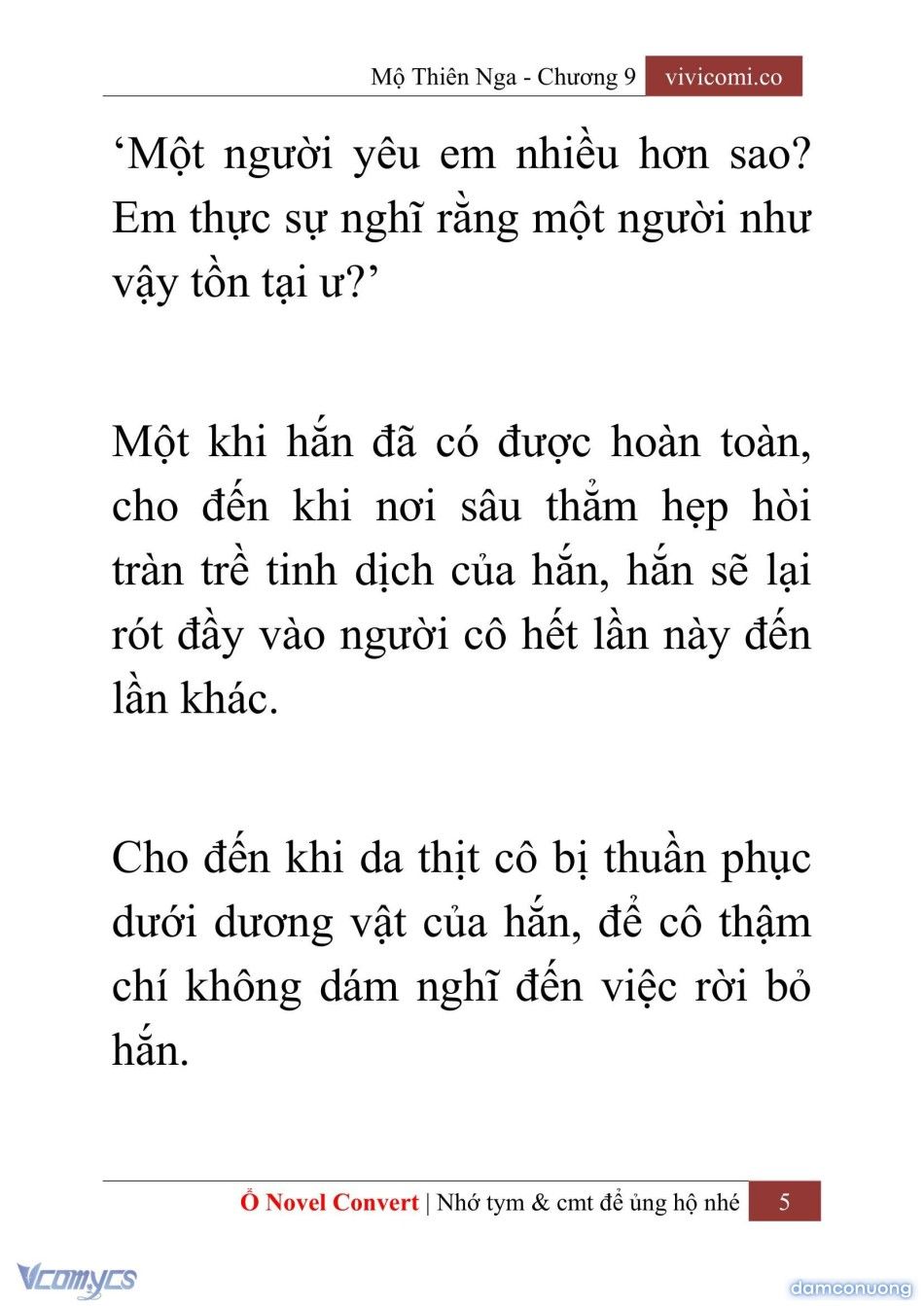 đọc truyện [novel] Mộ Thiên Nga Chương 9 ảnh 8 tại Thiên Thai Truyện