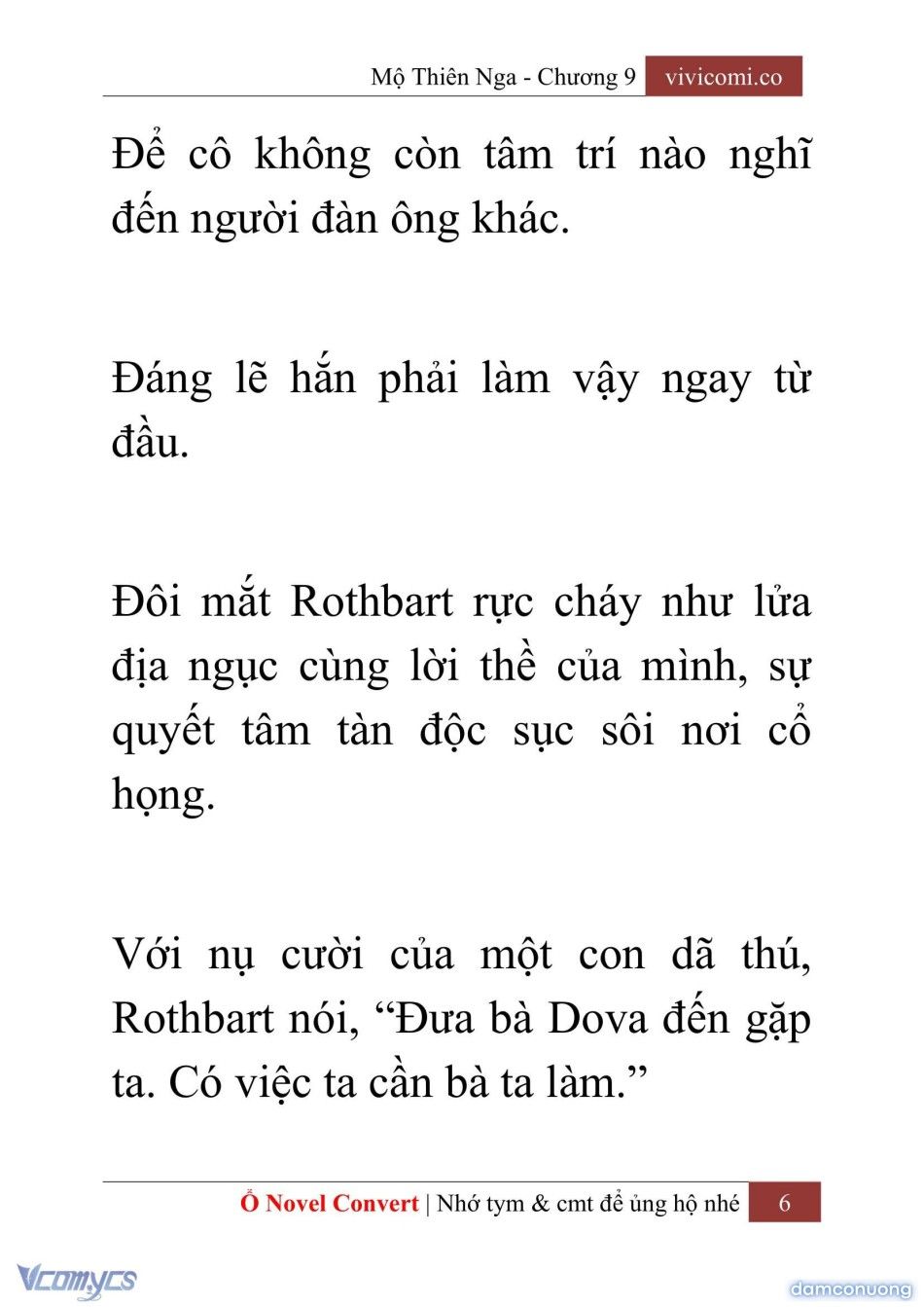 đọc truyện [novel] Mộ Thiên Nga Chương 9 ảnh 9 tại Thiên Thai Truyện