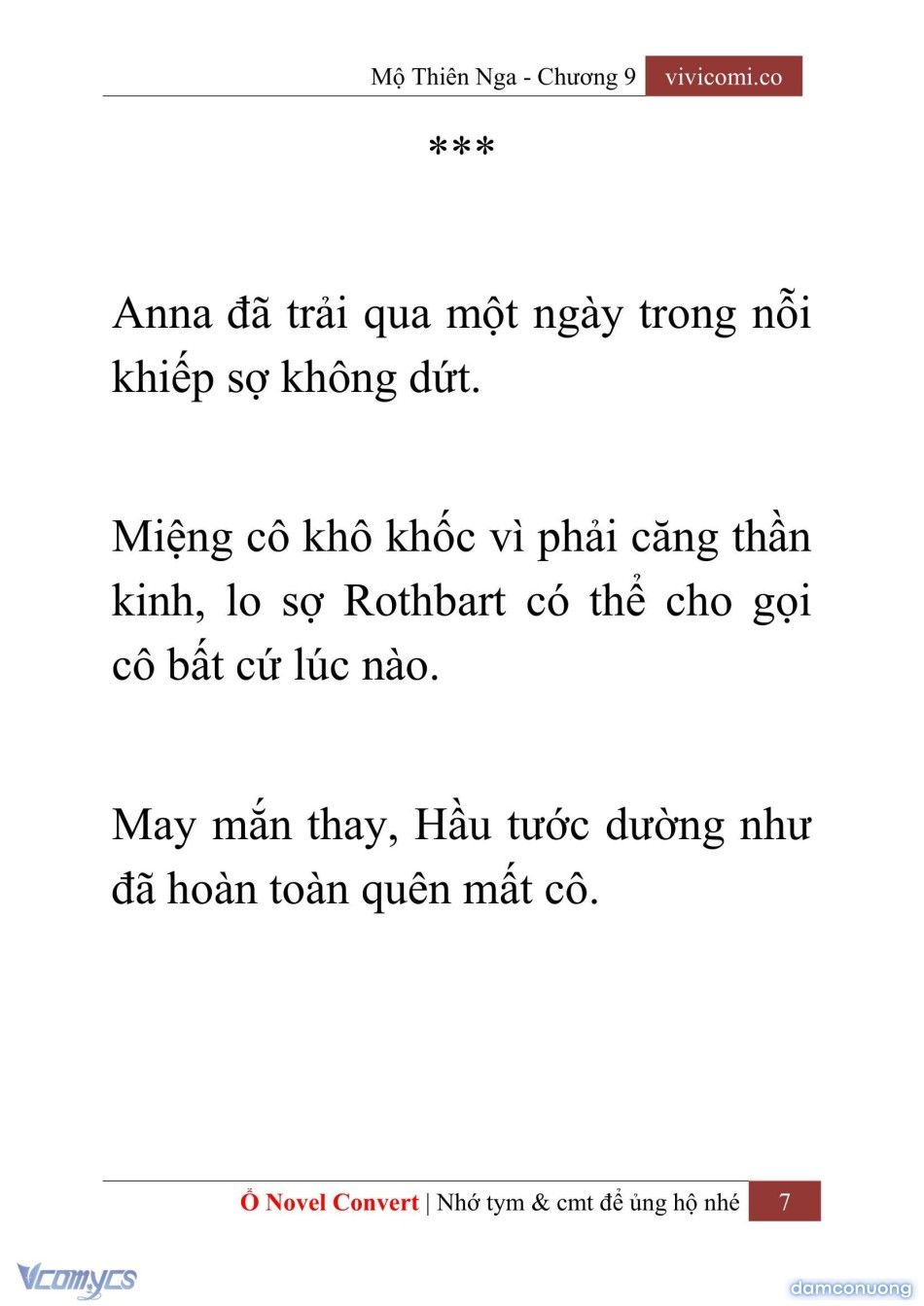 đọc truyện [novel] Mộ Thiên Nga Chương 9 ảnh 10 tại Thiên Thai Truyện