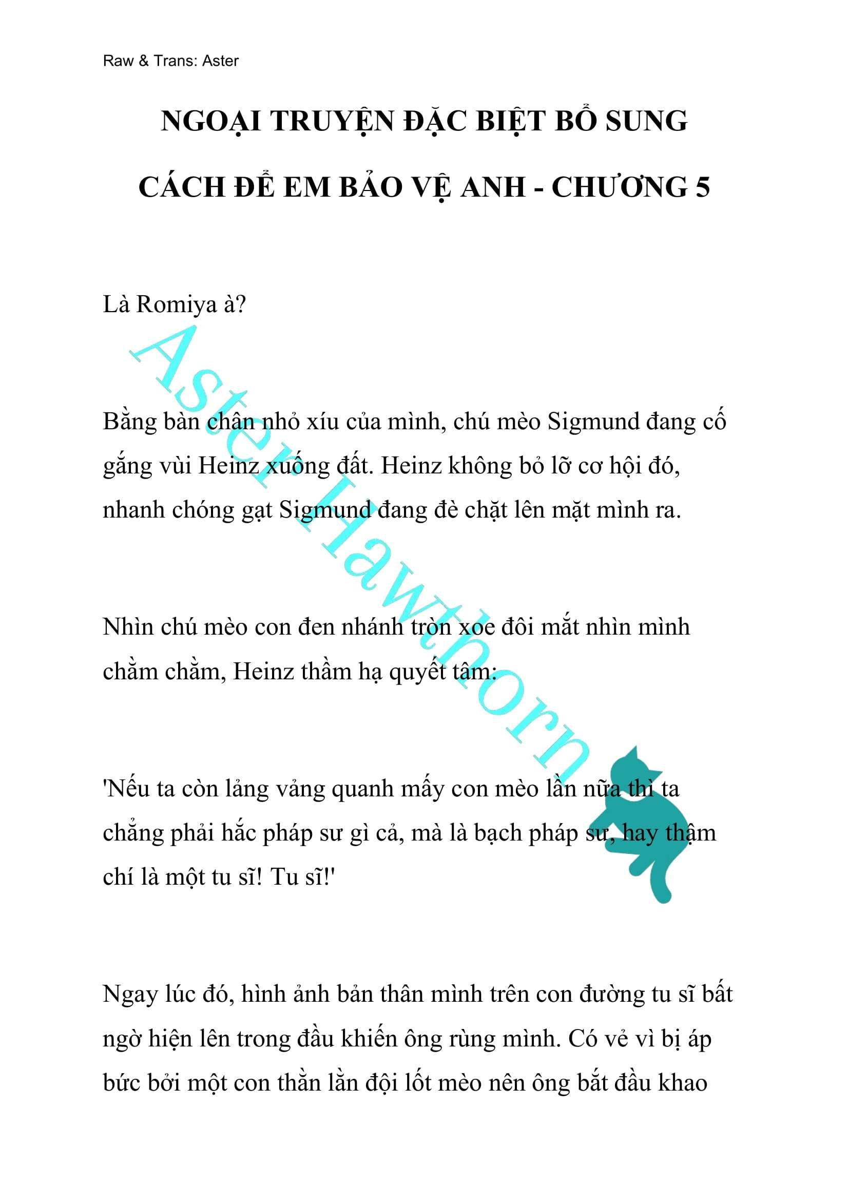 [novel] Ngoại Truyện Cách Để Em Bảo Vệ Anh Chương 102 page 1 - Giả Dược