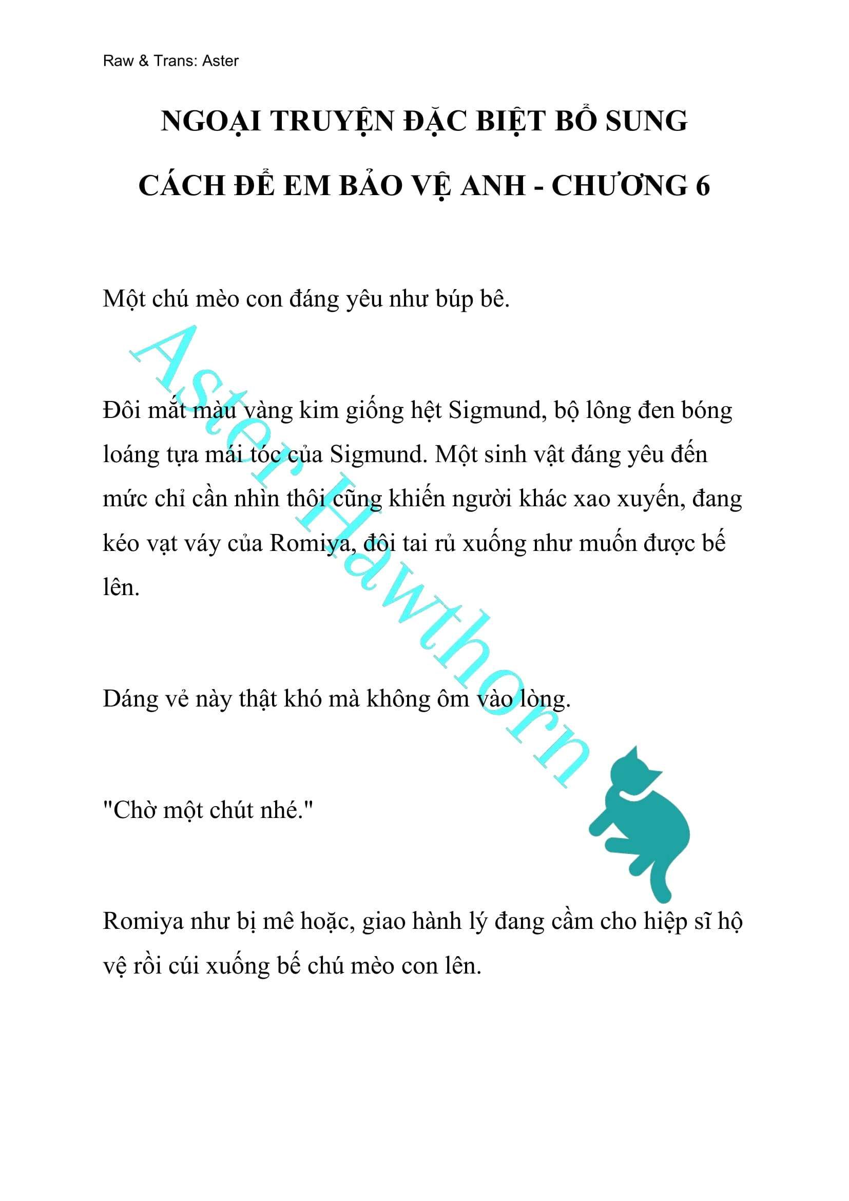 [novel] Ngoại Truyện Cách Để Em Bảo Vệ Anh Chương 103 page 1 - Giả Dược