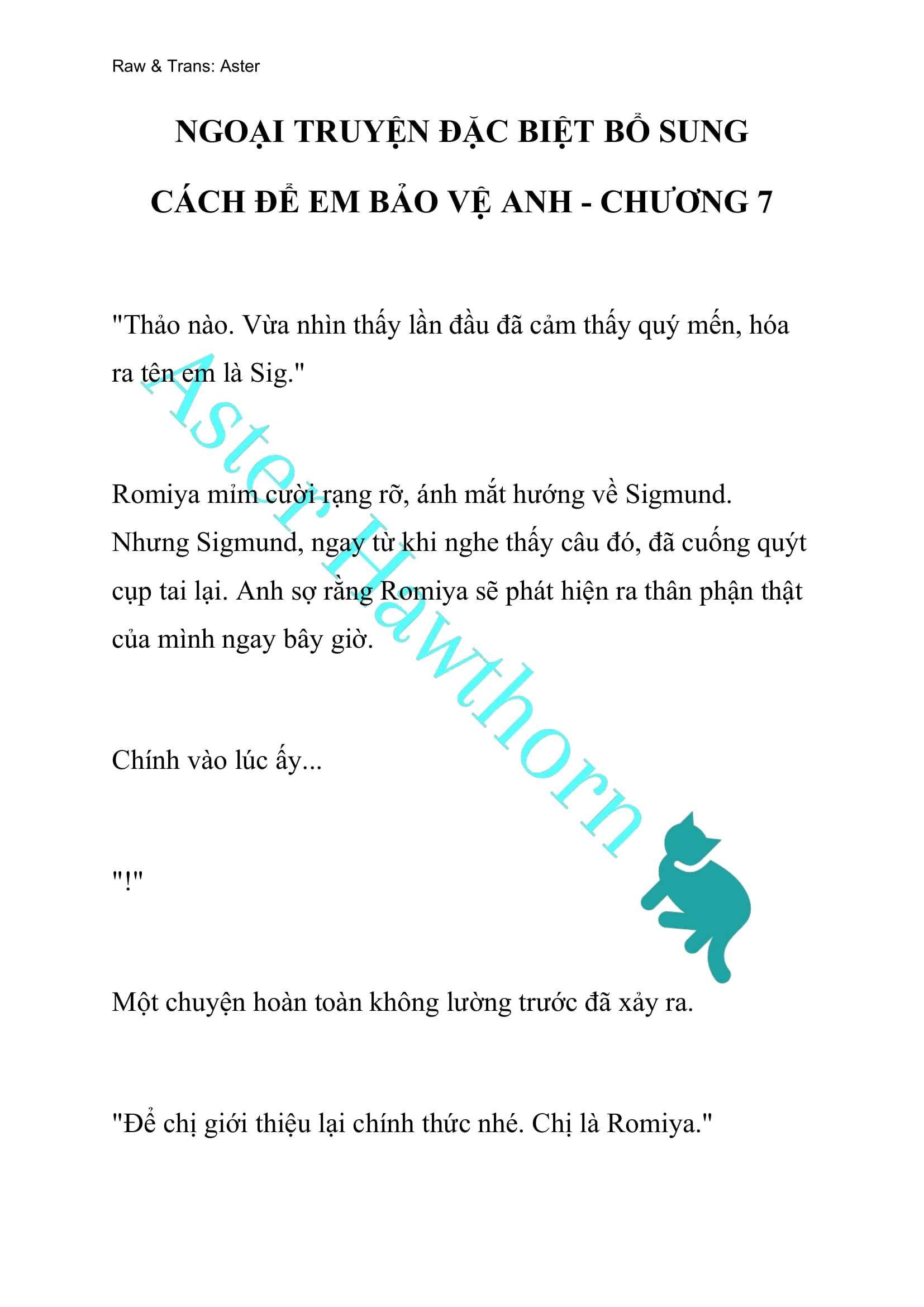 [novel] Ngoại Truyện Cách Để Em Bảo Vệ Anh Chương 104 page 1 - Giả Dược