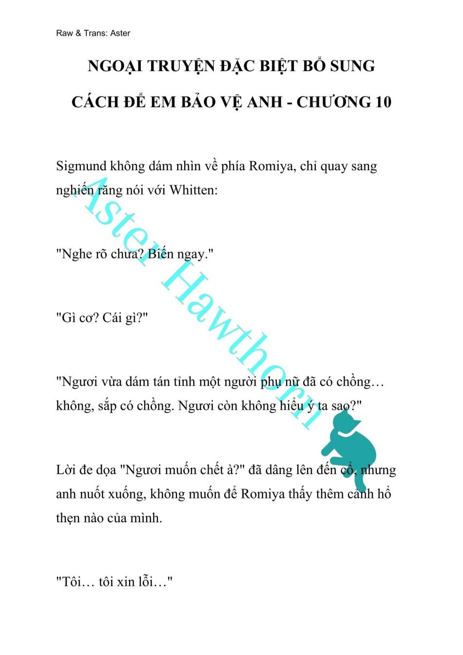 [novel] Ngoại Truyện Cách Để Em Bảo Vệ Anh Chương 107 page 1 - Giả Dược