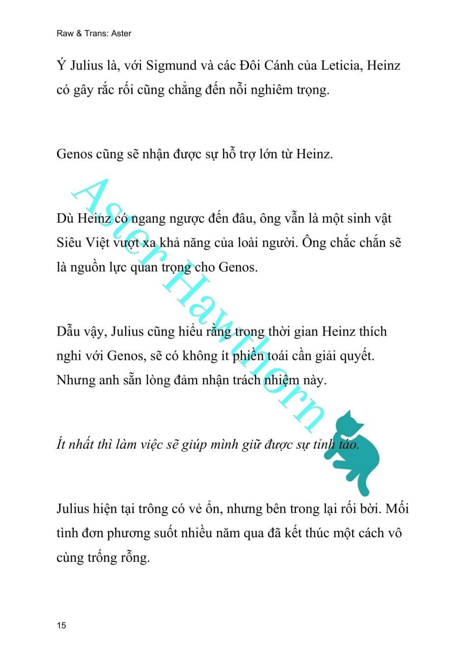 [novel] Ngoại Truyện Cách Để Em Bảo Vệ Anh Chương 112 page 15 - Giả Dược