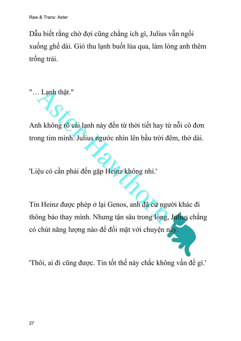 [novel] Ngoại Truyện Cách Để Em Bảo Vệ Anh Chương 112 page 27 - Giả Dược