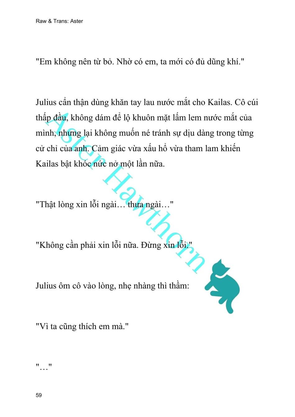 [novel] Ngoại Truyện Cách Để Em Bảo Vệ Anh Chương 112 page 59 - Giả Dược