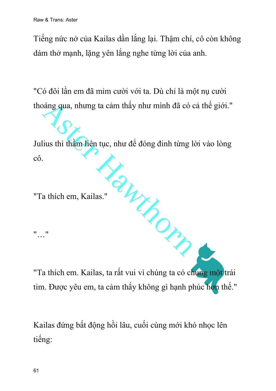 [novel] Ngoại Truyện Cách Để Em Bảo Vệ Anh Chương 112 page 61 - Giả Dược