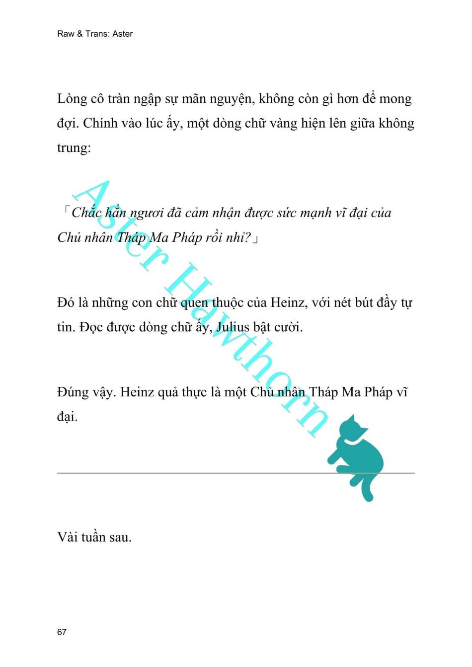 [novel] Ngoại Truyện Cách Để Em Bảo Vệ Anh Chương 112 page 67 - Giả Dược