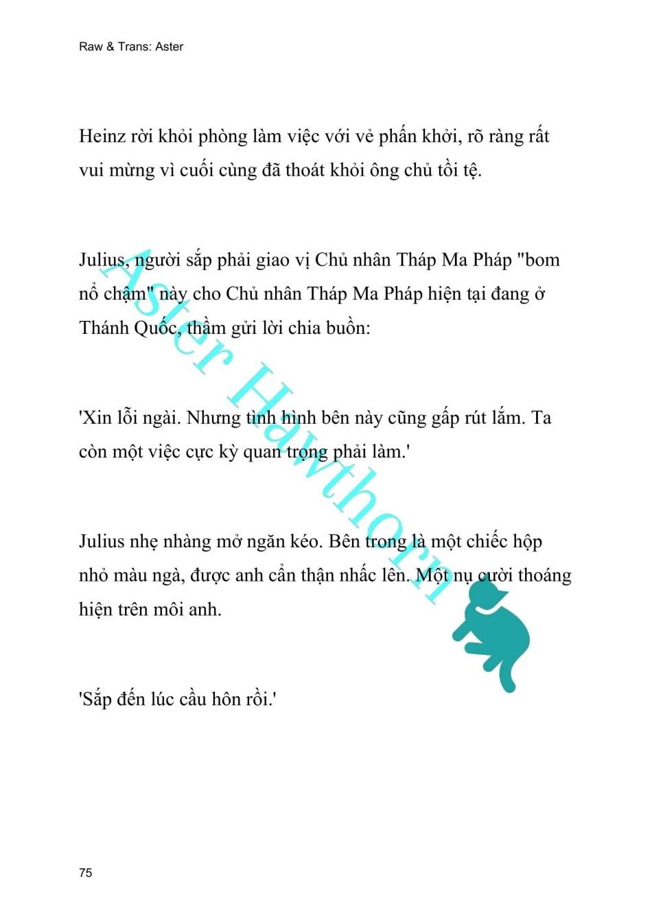 [novel] Ngoại Truyện Cách Để Em Bảo Vệ Anh Chương 112 page 75 - Giả Dược
