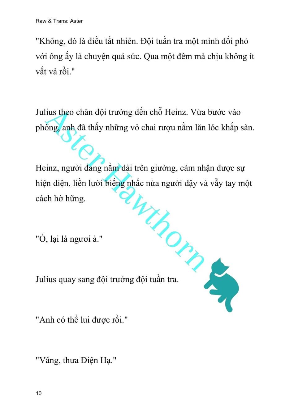 [novel] Ngoại Truyện Cách Để Em Bảo Vệ Anh Chương 112 page 10 - Giả Dược