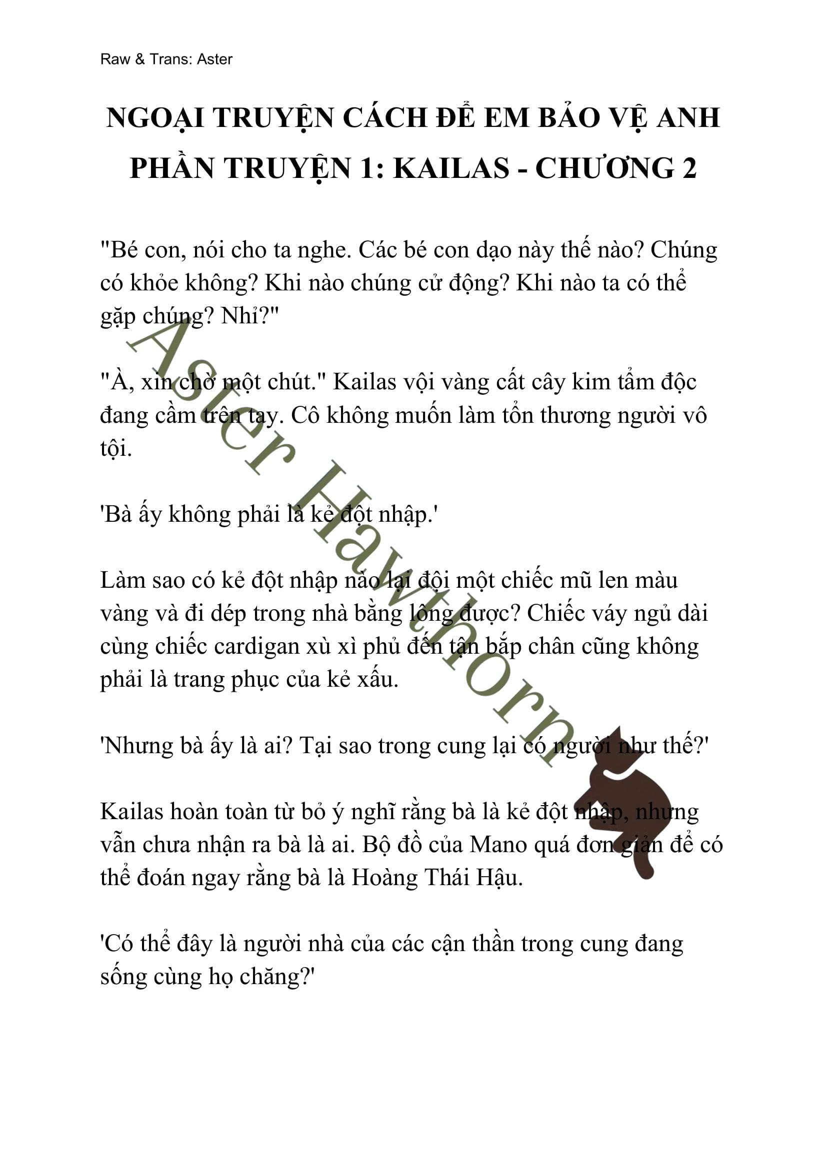 [novel] Ngoại Truyện Cách Để Em Bảo Vệ Anh Chương 2 page 1 - Giả Dược