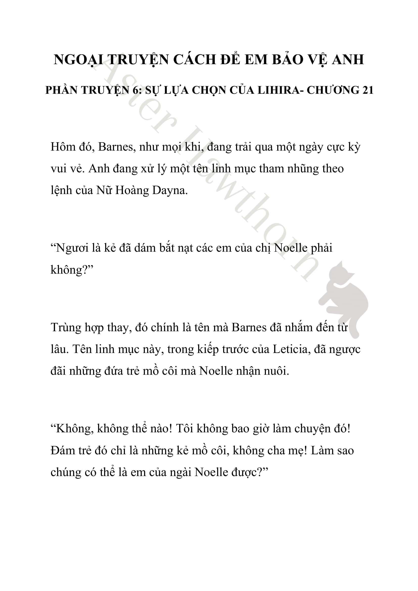 [novel] Ngoại Truyện Cách Để Em Bảo Vệ Anh Chương 21 page 1 - Giả Dược