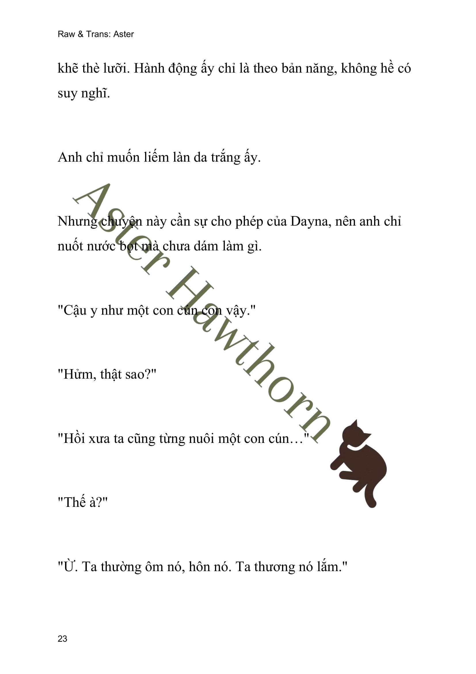 [novel] Ngoại Truyện Cách Để Em Bảo Vệ Anh Chương 30 page 24 - Giả Dược