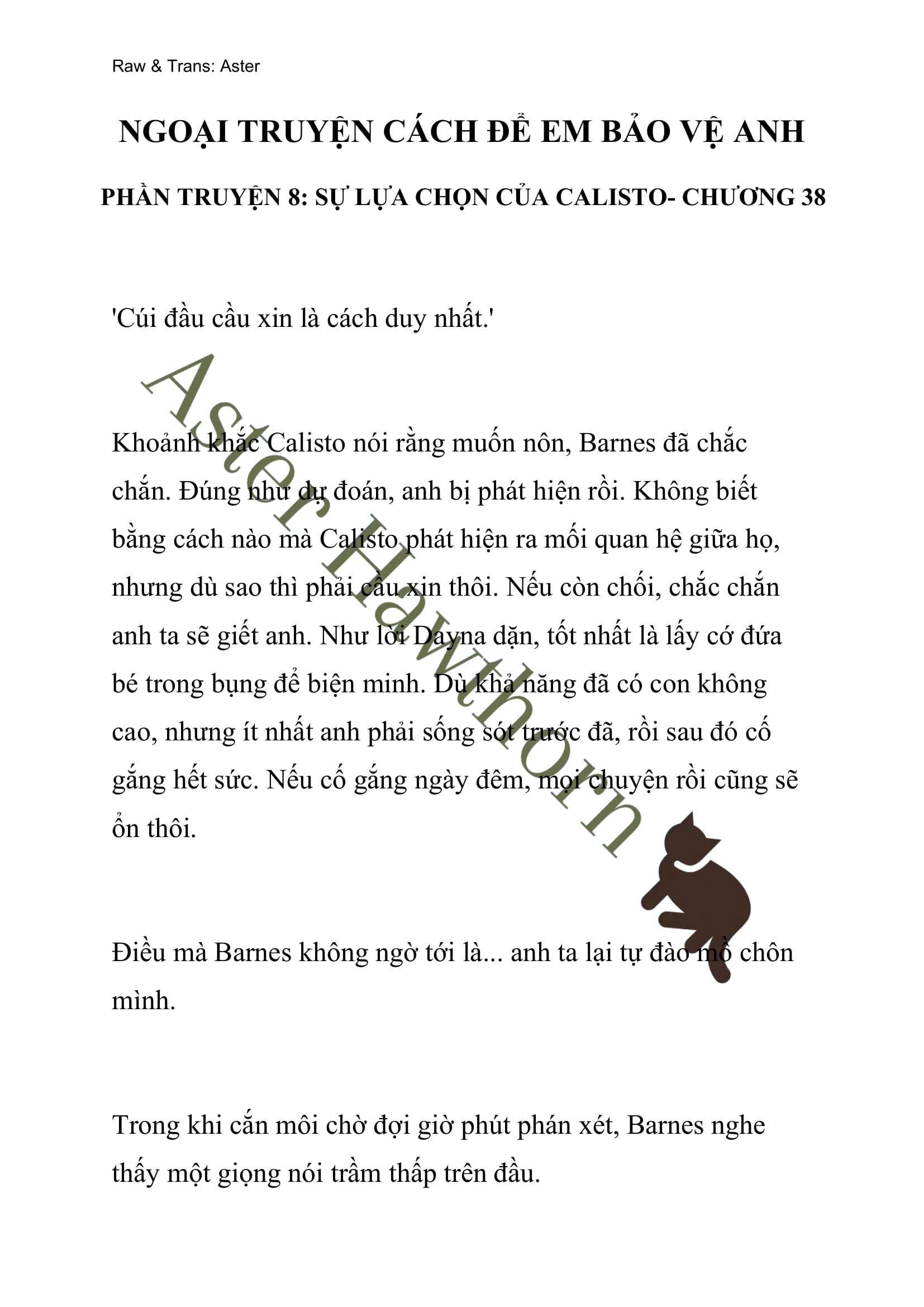 [novel] Ngoại Truyện Cách Để Em Bảo Vệ Anh Chương 39 page 1 - Giả Dược