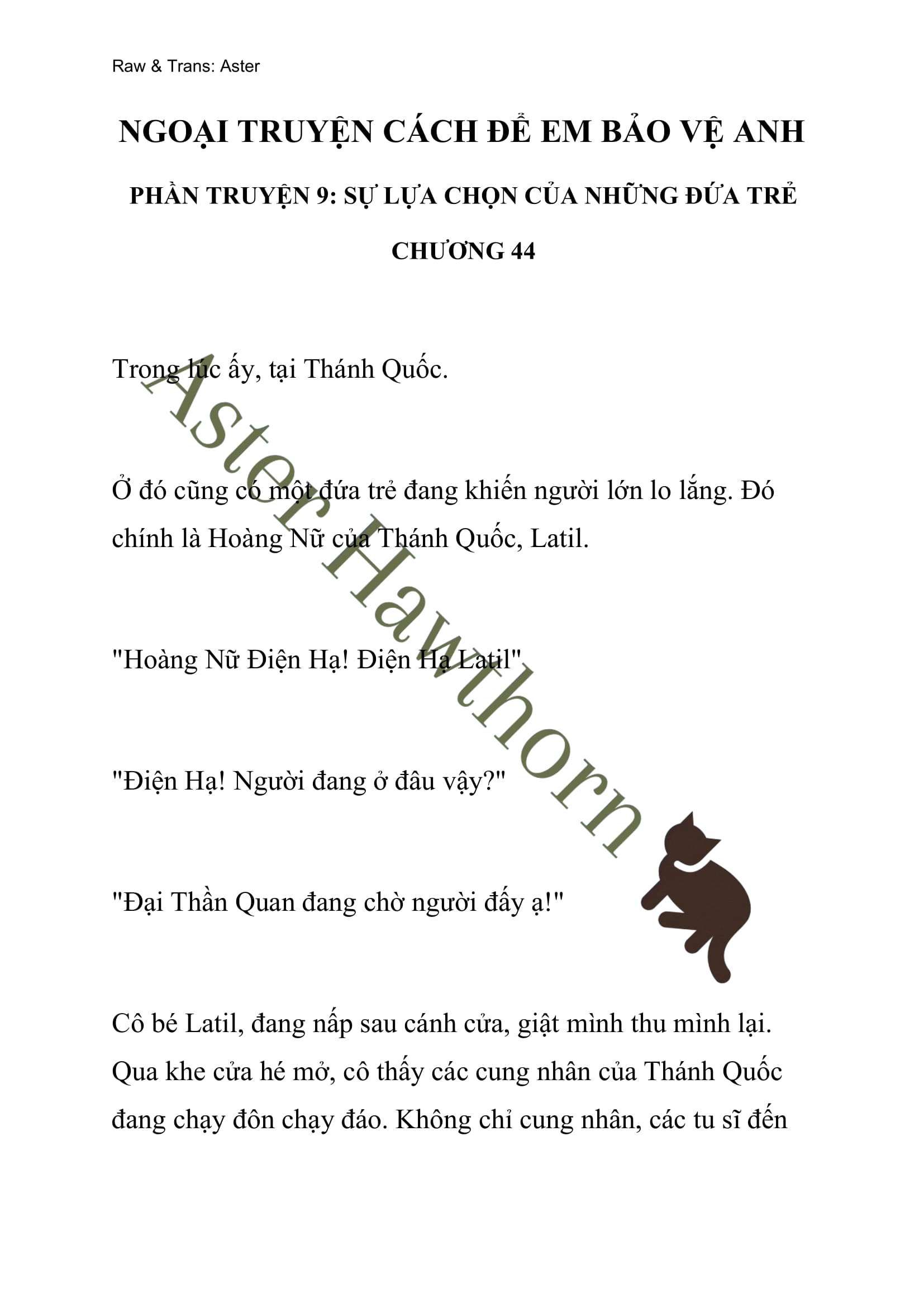 [novel] Ngoại Truyện Cách Để Em Bảo Vệ Anh Chương 44 page 1 - Giả Dược
