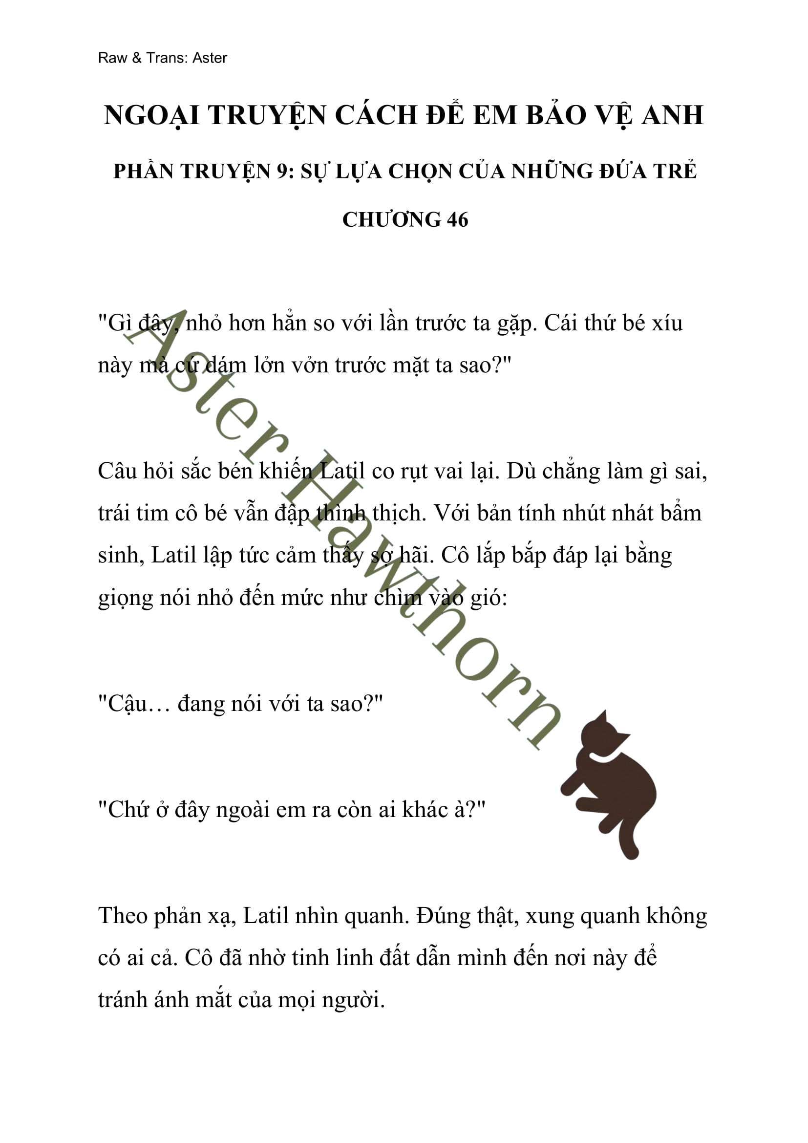 [novel] Ngoại Truyện Cách Để Em Bảo Vệ Anh Chương 46 page 1 - Giả Dược
