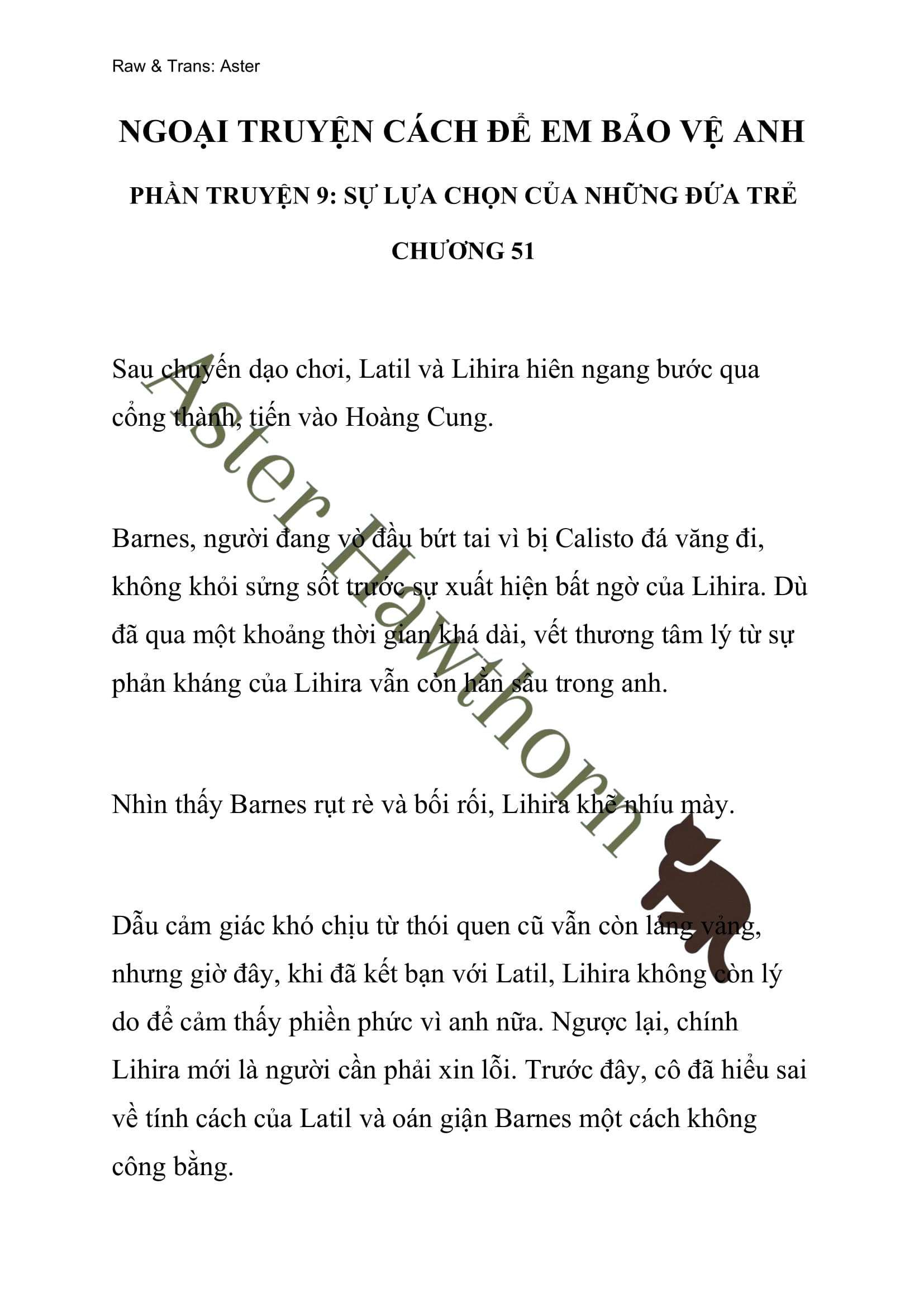 [novel] Ngoại Truyện Cách Để Em Bảo Vệ Anh Chương 51 page 1 - Giả Dược