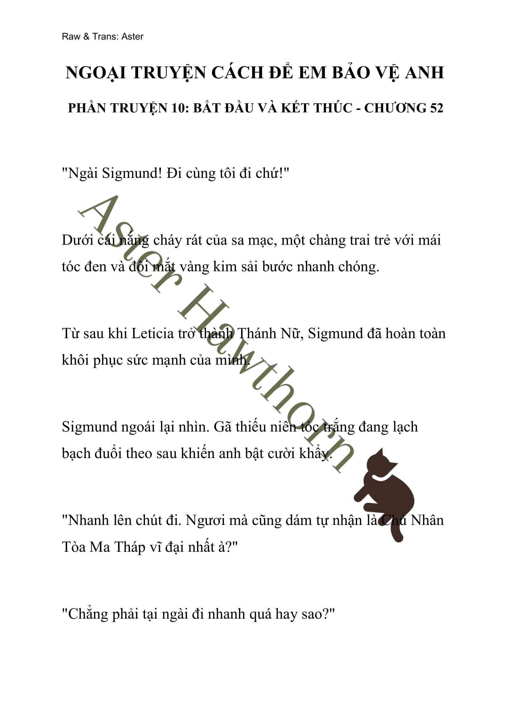 [novel] Ngoại Truyện Cách Để Em Bảo Vệ Anh Chương 52 page 1 - Giả Dược