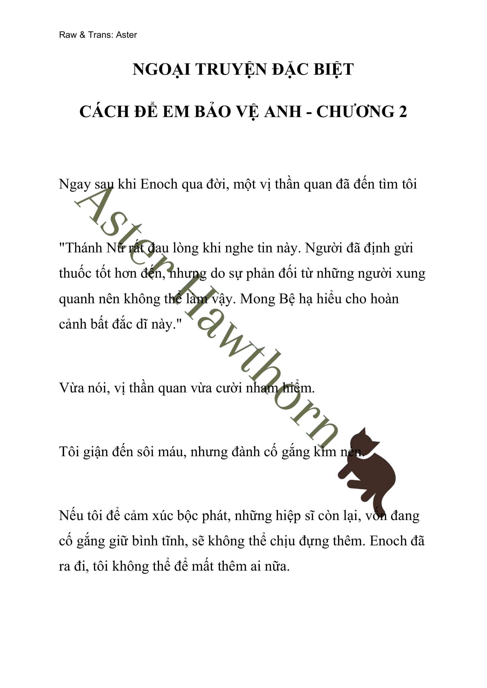 [novel] Ngoại Truyện Cách Để Em Bảo Vệ Anh Chương 56 page 1 - Giả Dược