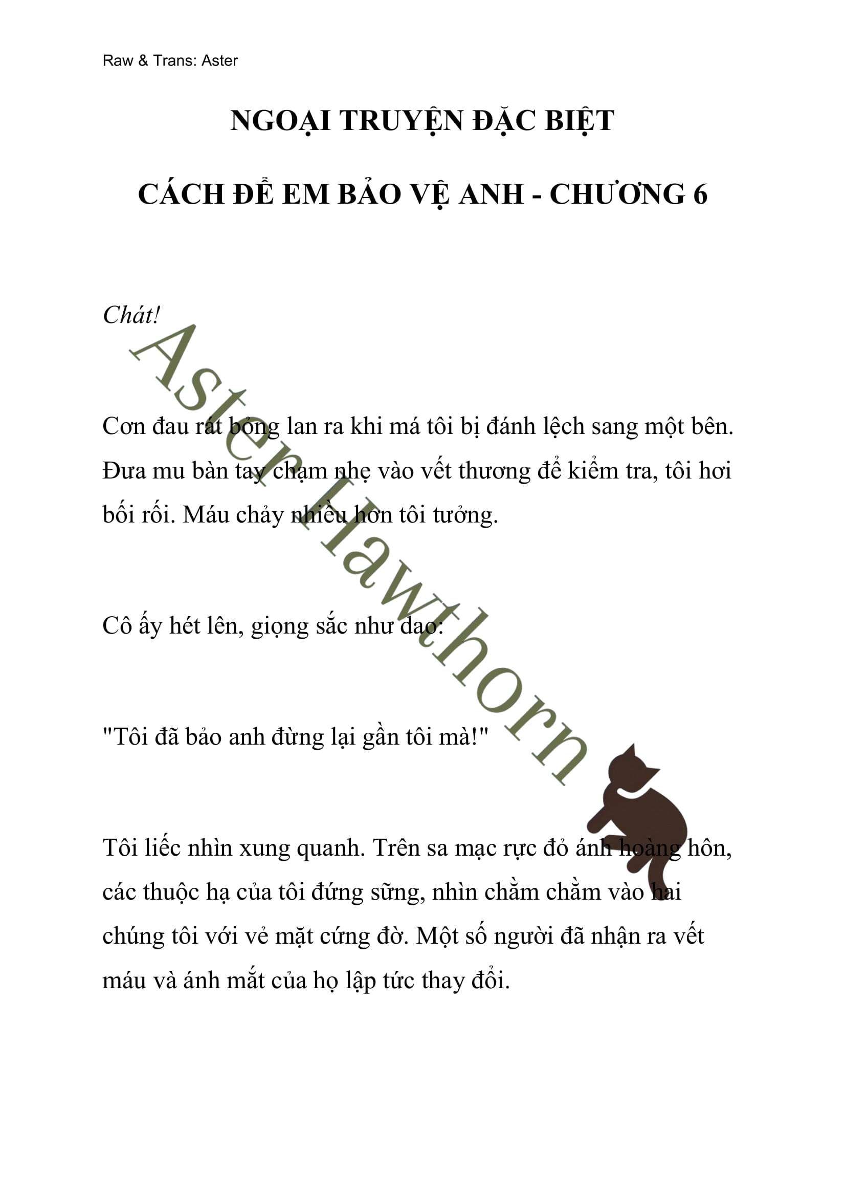 [novel] Ngoại Truyện Cách Để Em Bảo Vệ Anh Chương 60 page 1 - Giả Dược