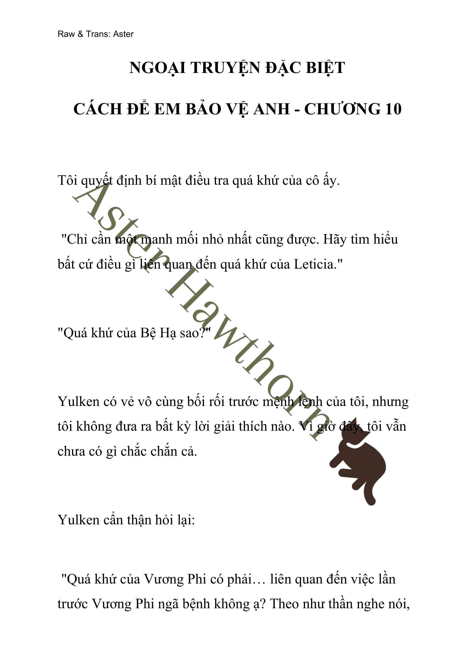 [novel] Ngoại Truyện Cách Để Em Bảo Vệ Anh Chương 64 page 1 - Giả Dược