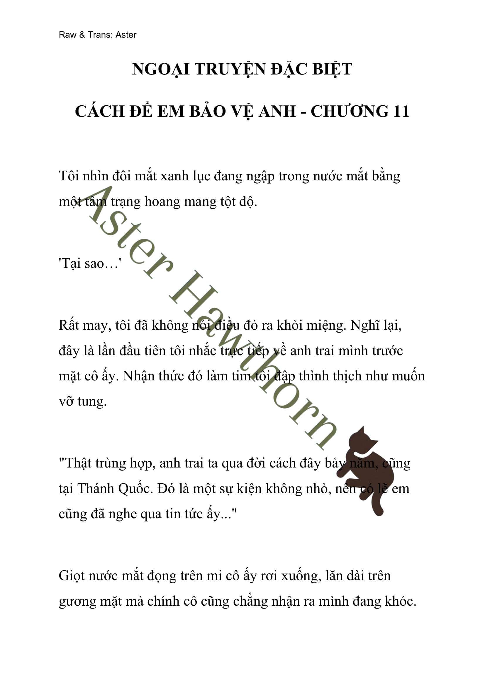[novel] Ngoại Truyện Cách Để Em Bảo Vệ Anh Chương 65 page 1 - Giả Dược