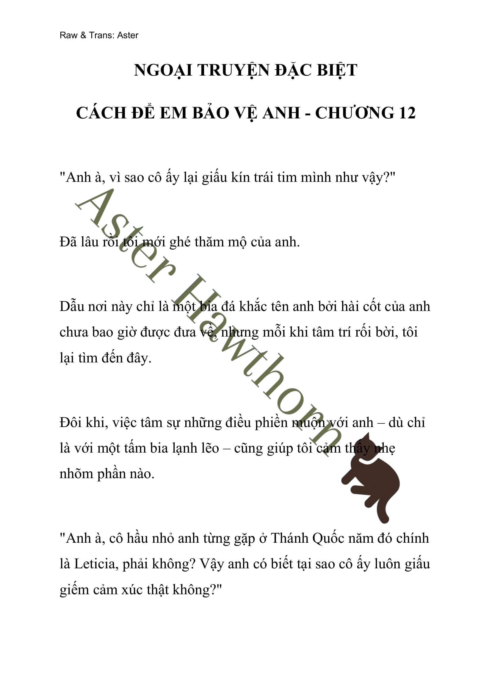 [novel] Ngoại Truyện Cách Để Em Bảo Vệ Anh Chương 66 page 1 - Giả Dược
