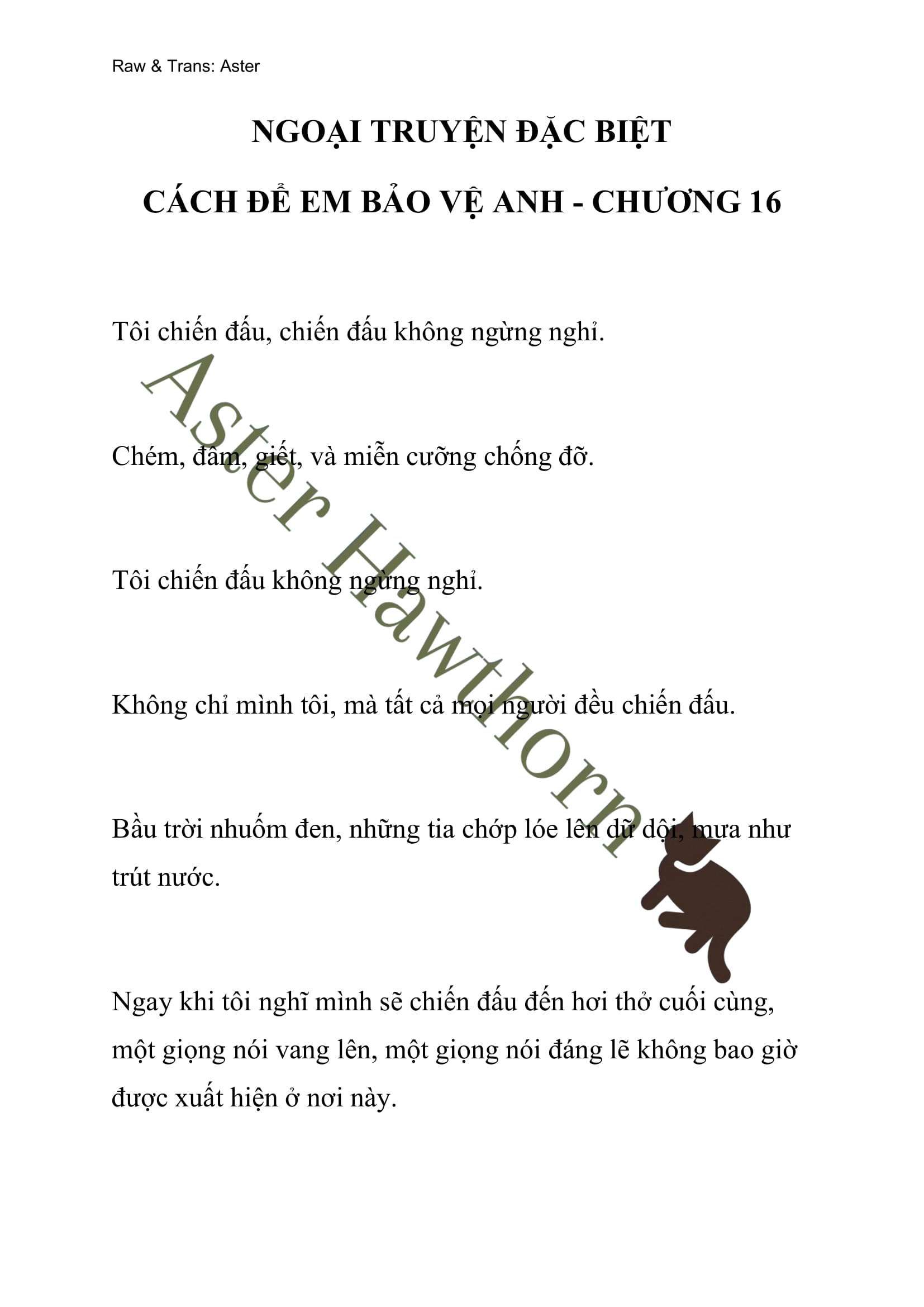 [novel] Ngoại Truyện Cách Để Em Bảo Vệ Anh Chương 70 page 1 - Giả Dược