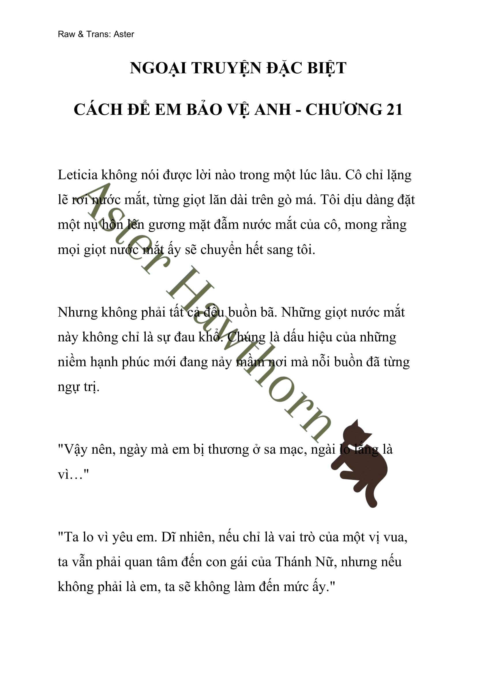 [novel] Ngoại Truyện Cách Để Em Bảo Vệ Anh Chương 75 page 1 - Giả Dược