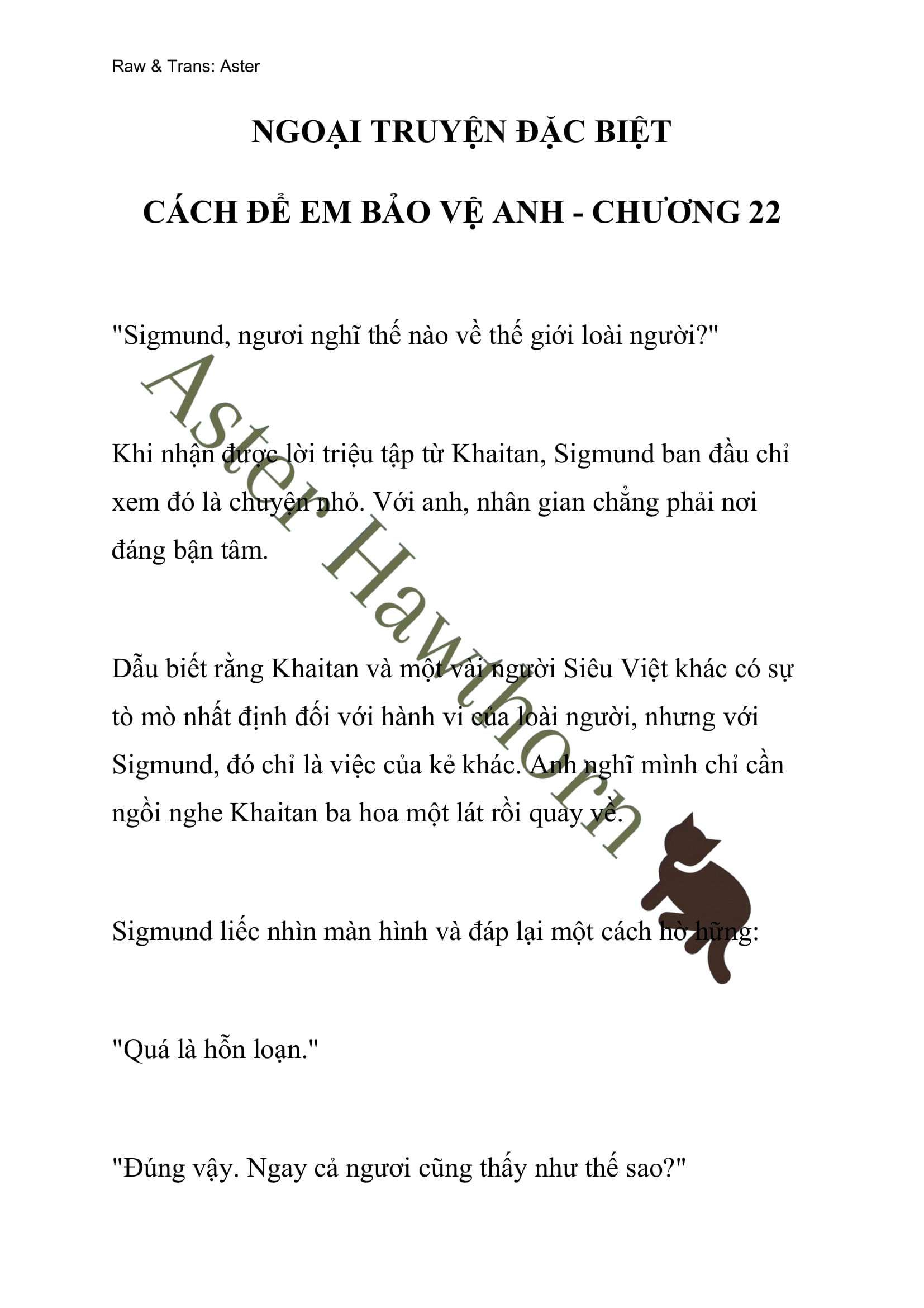 [novel] Ngoại Truyện Cách Để Em Bảo Vệ Anh Chương 76 page 1 - Giả Dược