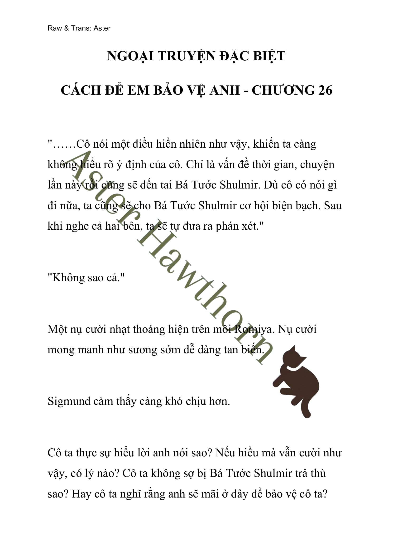 [novel] Ngoại Truyện Cách Để Em Bảo Vệ Anh Chương 80 page 1 - Giả Dược