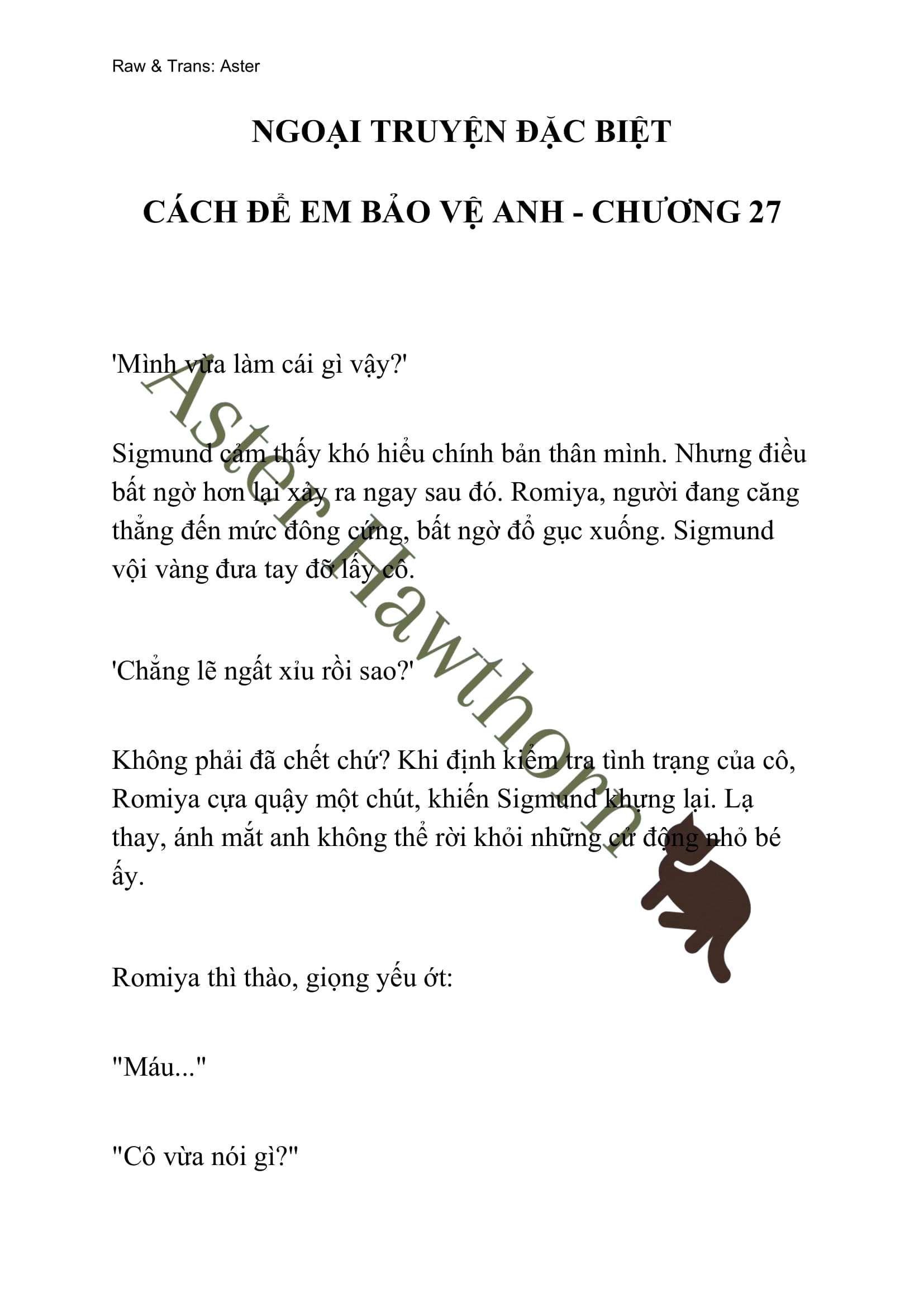 [novel] Ngoại Truyện Cách Để Em Bảo Vệ Anh Chương 81 page 1 - Giả Dược