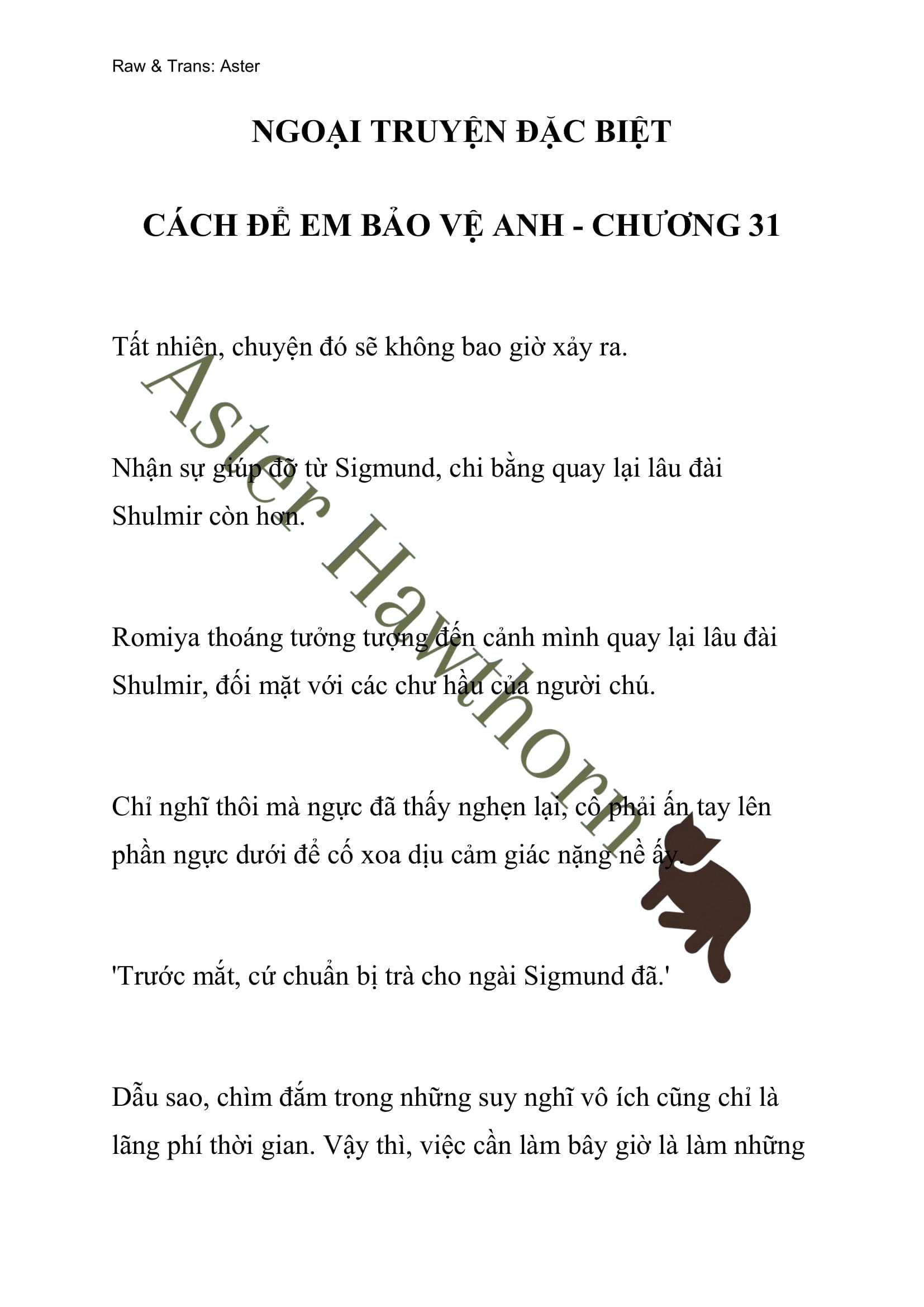 [novel] Ngoại Truyện Cách Để Em Bảo Vệ Anh Chương 85 page 1 - Giả Dược