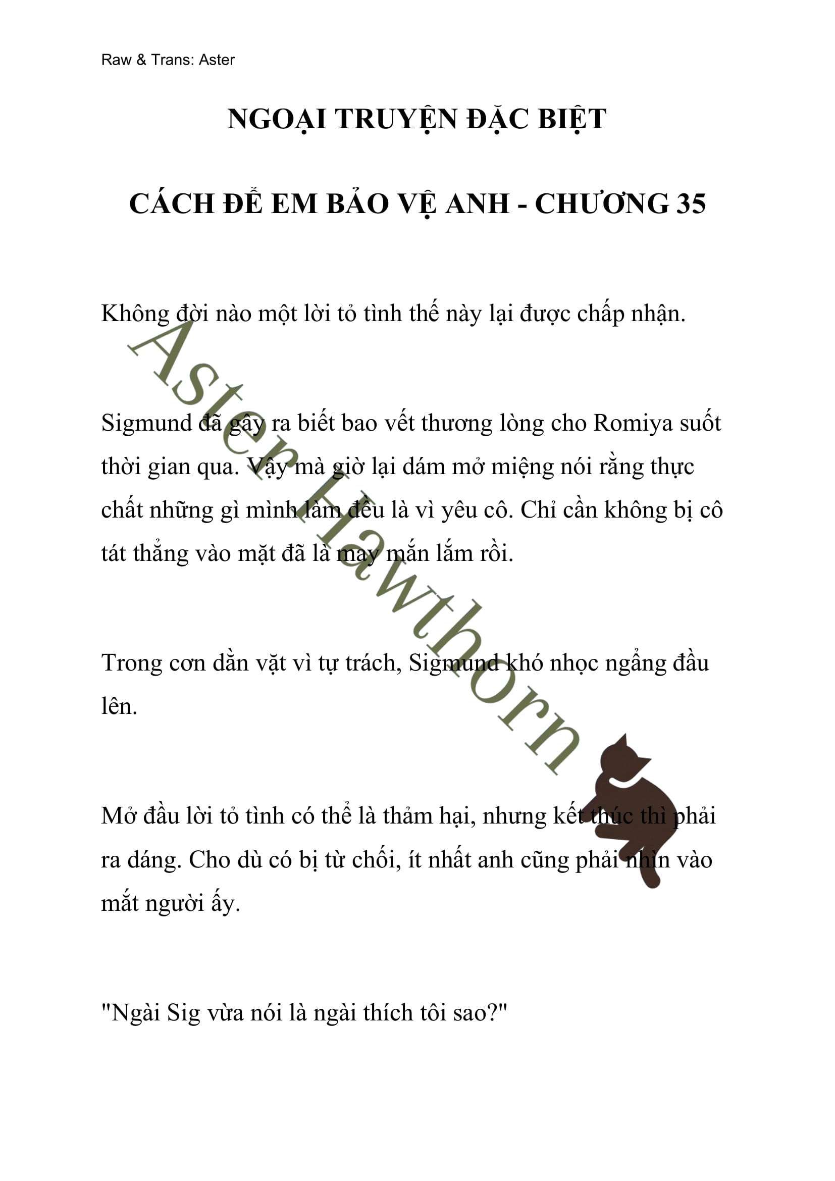 [novel] Ngoại Truyện Cách Để Em Bảo Vệ Anh Chương 89 page 1 - Giả Dược