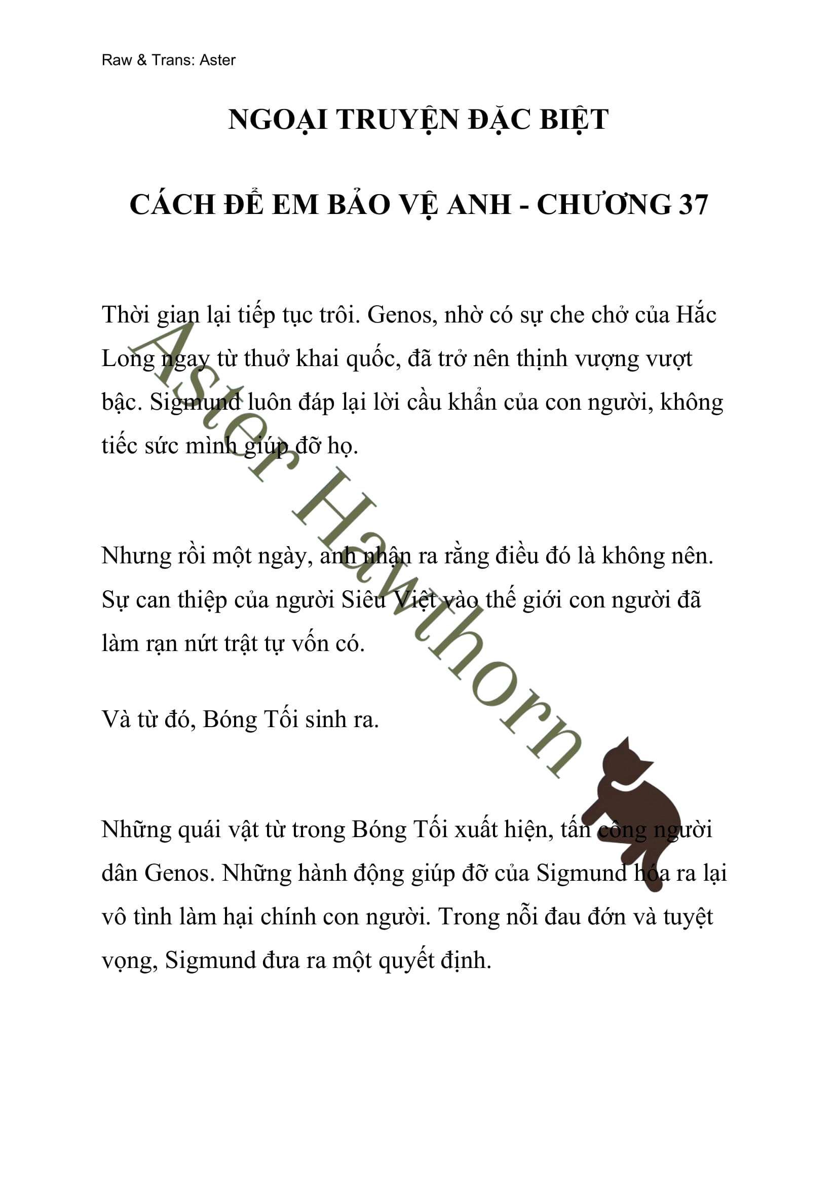 [novel] Ngoại Truyện Cách Để Em Bảo Vệ Anh Chương 91 page 1 - Giả Dược