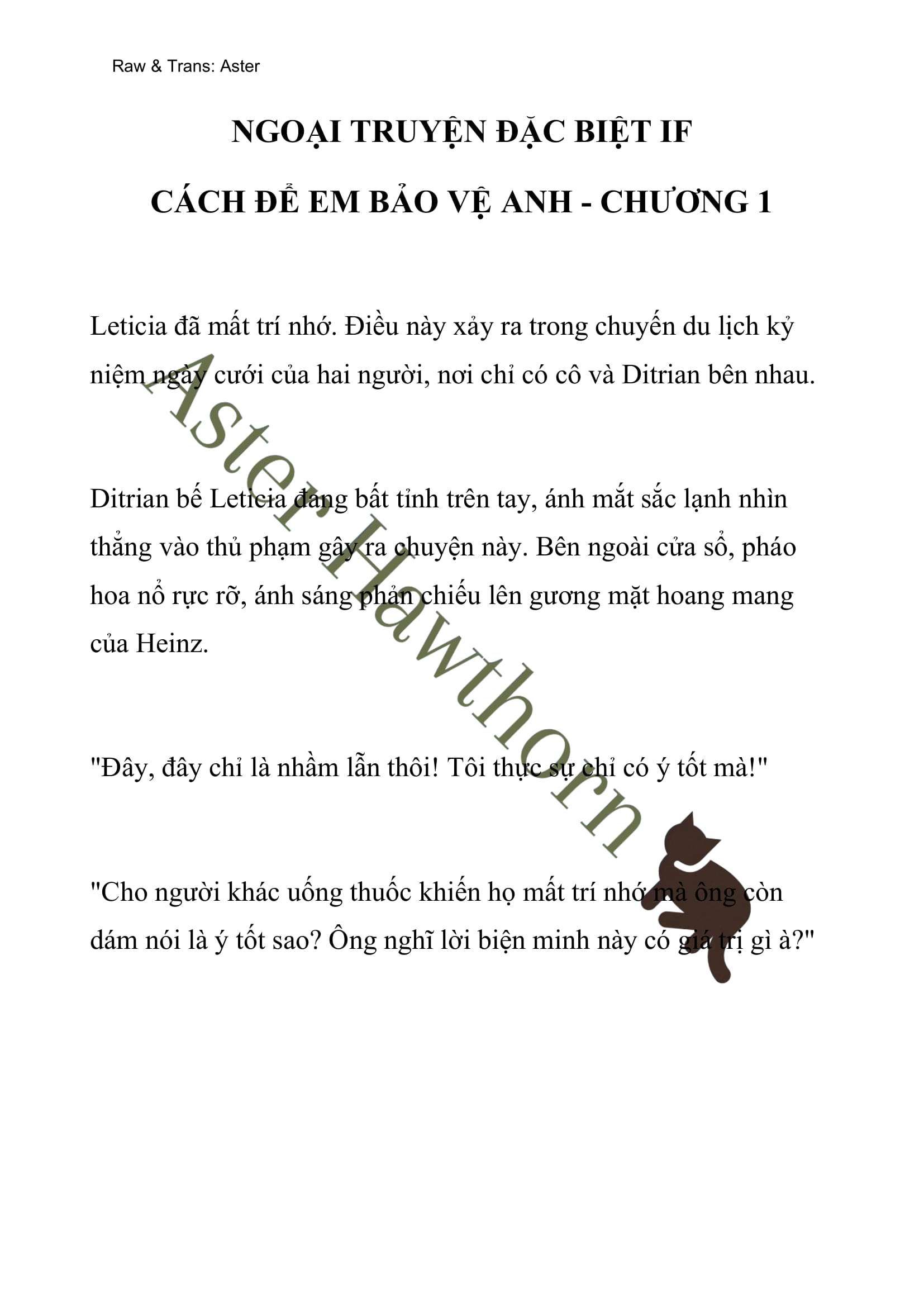 [novel] Ngoại Truyện Cách Để Em Bảo Vệ Anh Chương 93 page 1 - Giả Dược